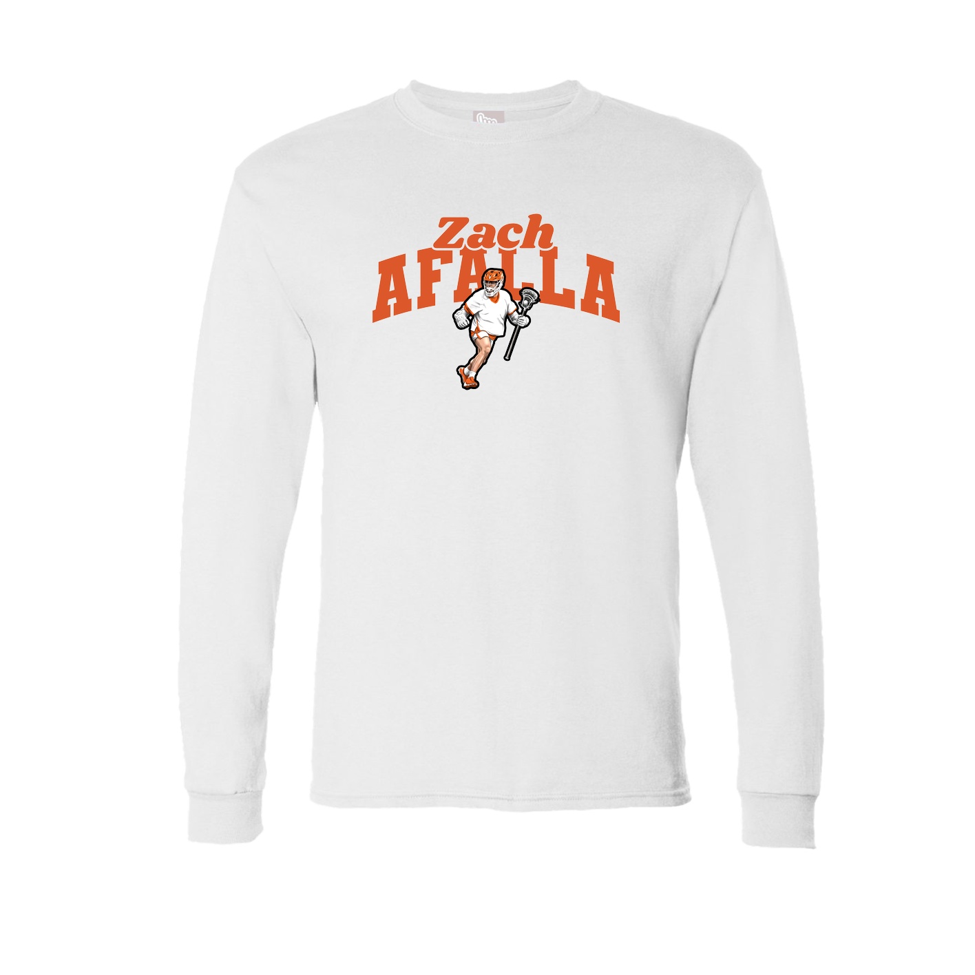 Long Sleeve Tee — Signature Arch in White