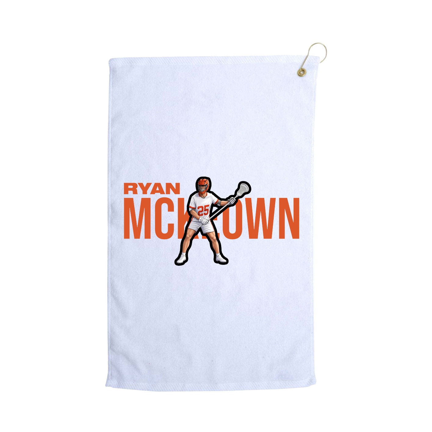 Golf Towel — Player Name in White