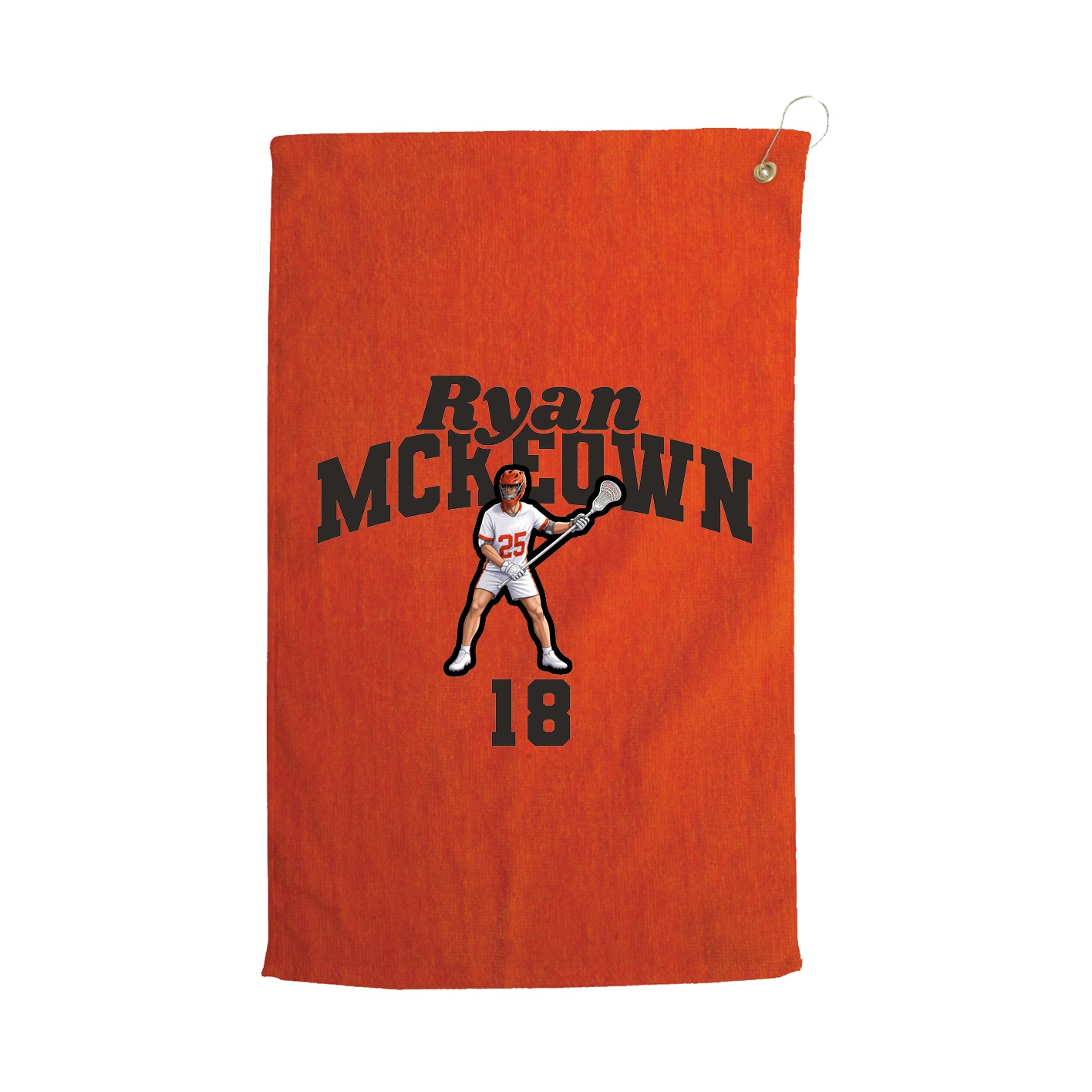 Golf Towel — Signature Arch in Orange