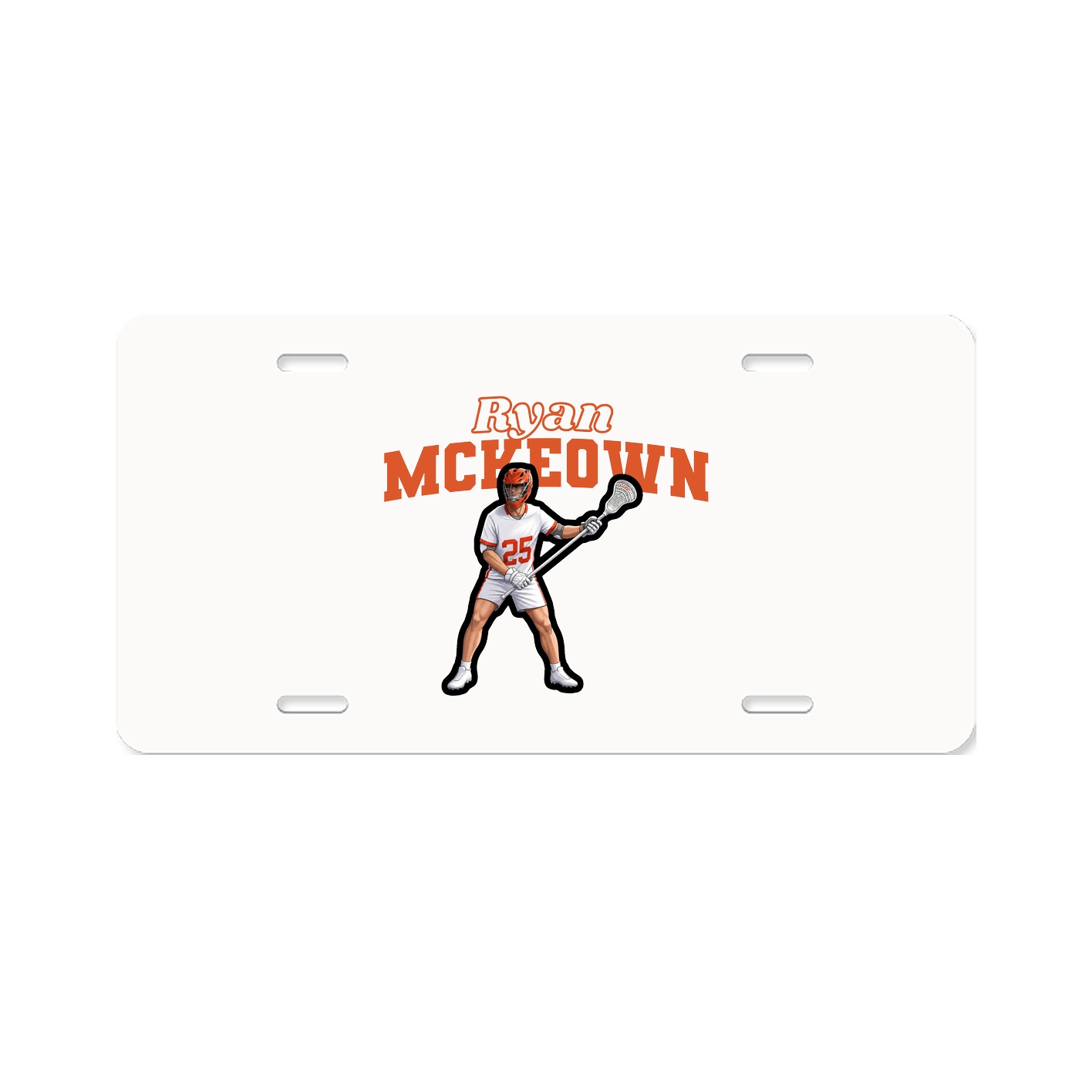 License Plate — Name Arch in Classic