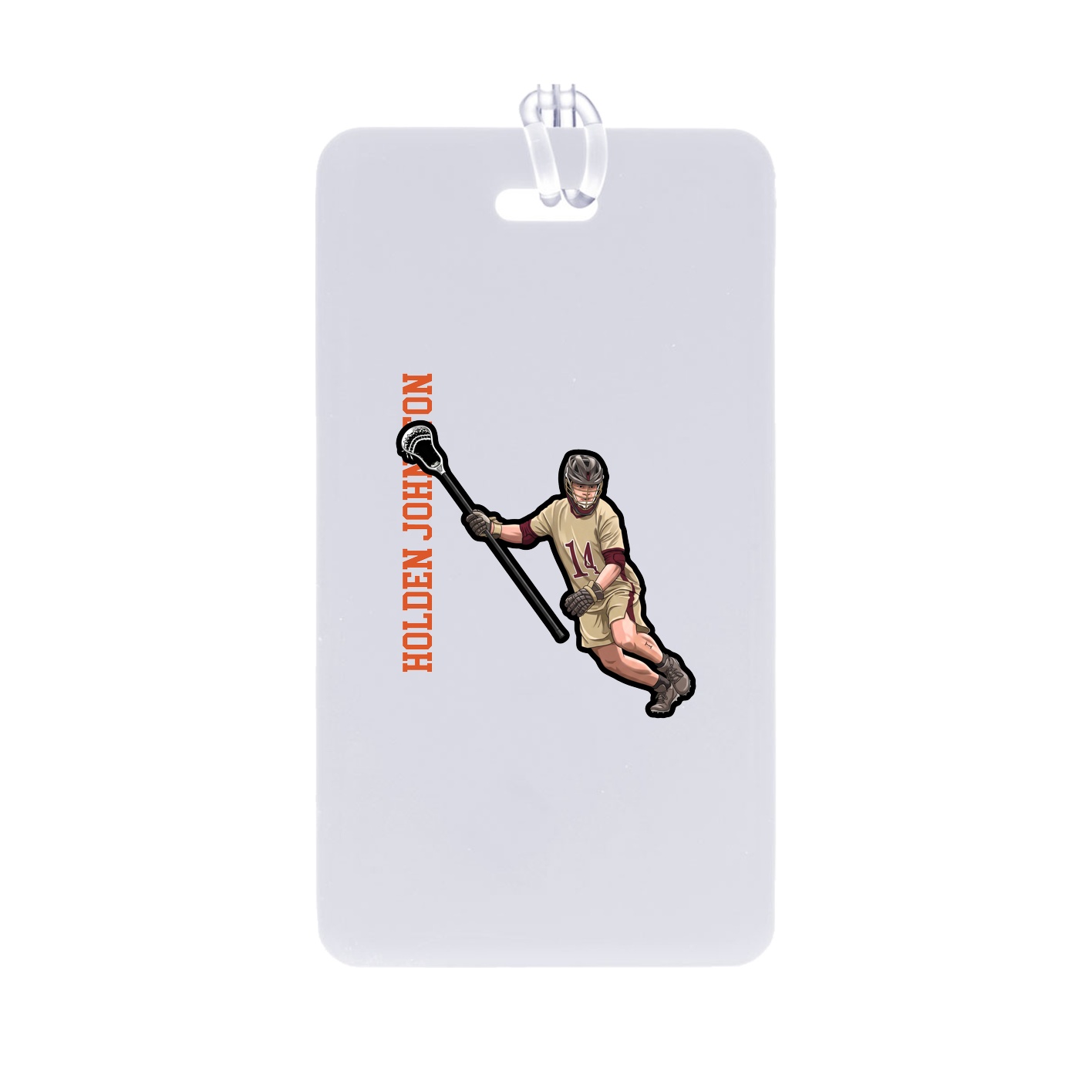 Bag Tag — Name Vertical in Classic