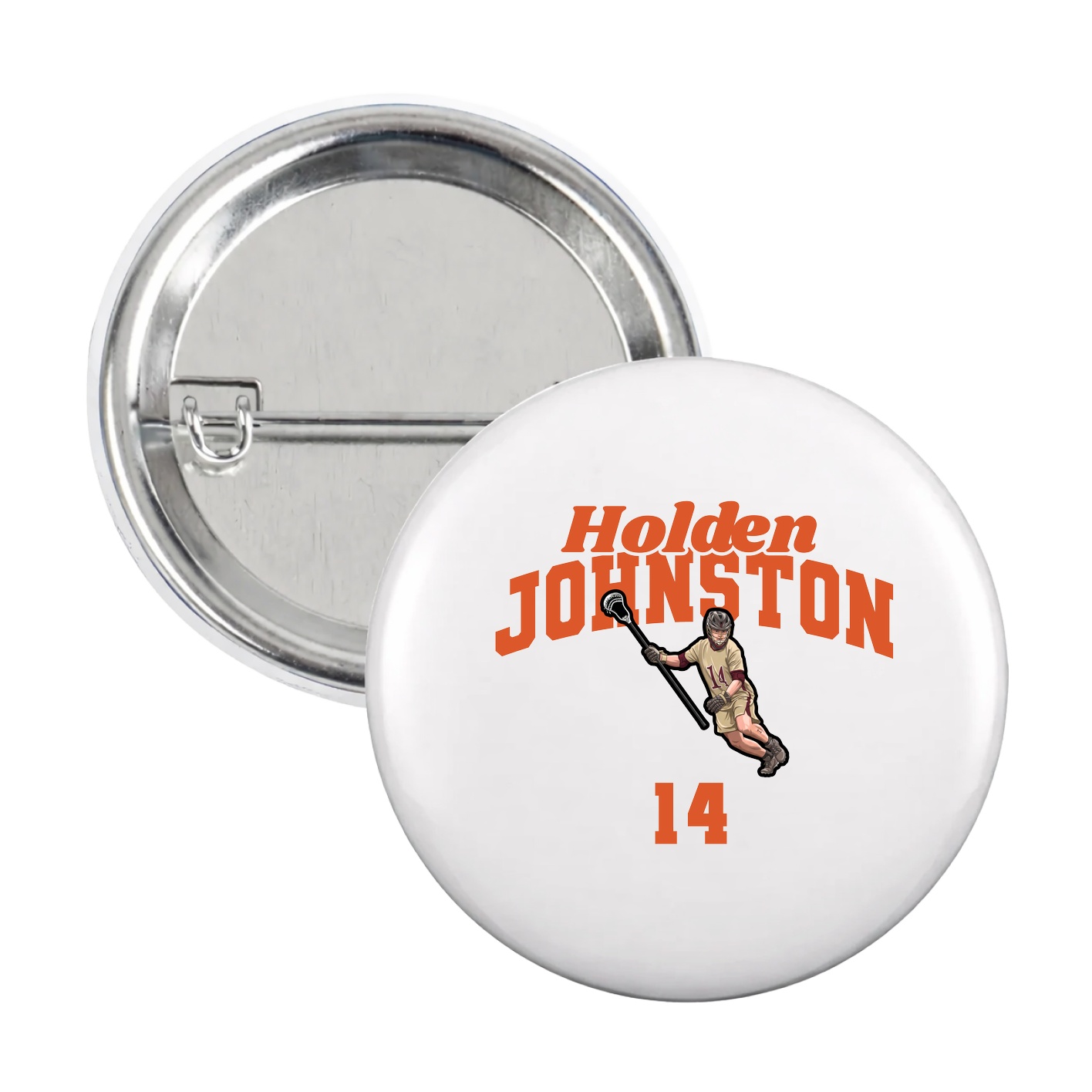 Game Day Button — Signature Arch in White