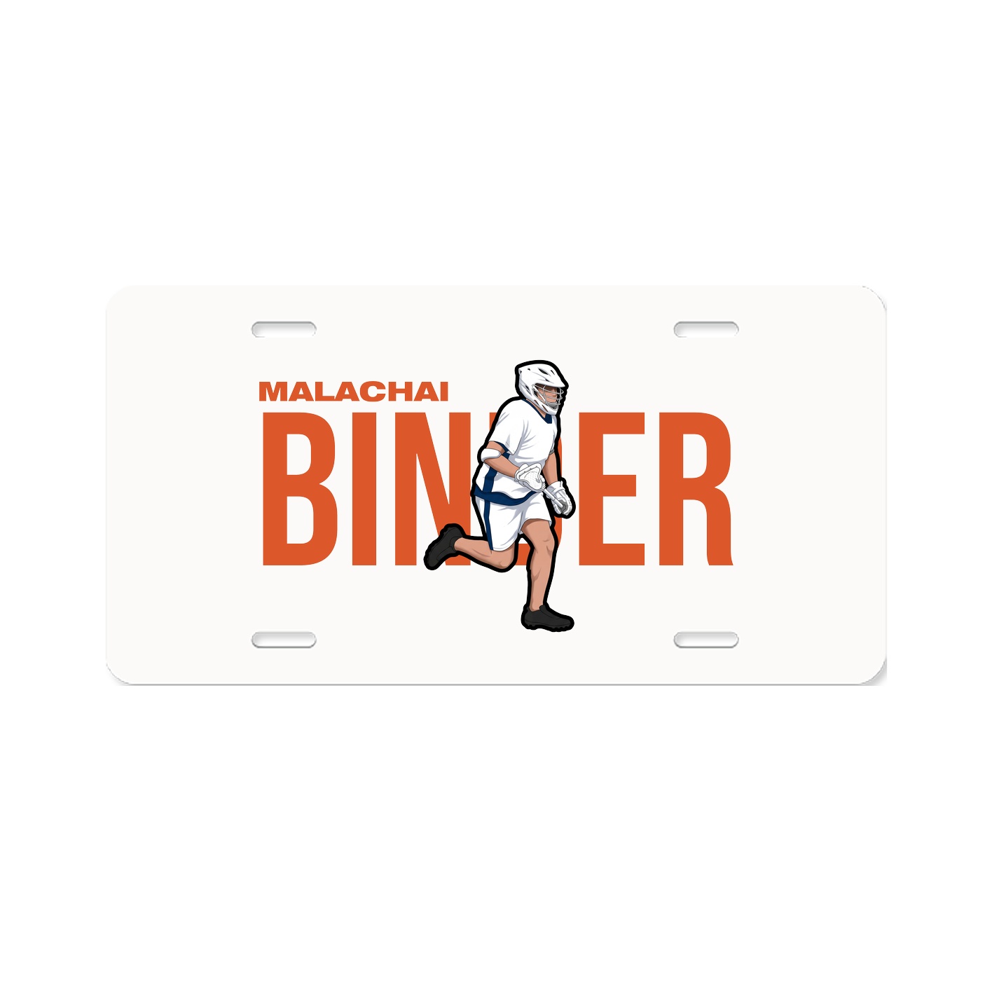 License Plate — Player Name in Classic