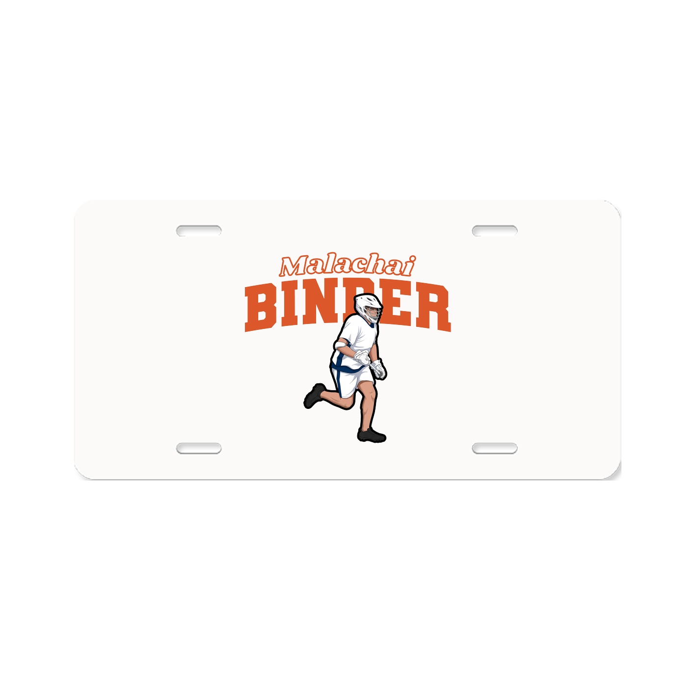 License Plate — Name Arch in Classic