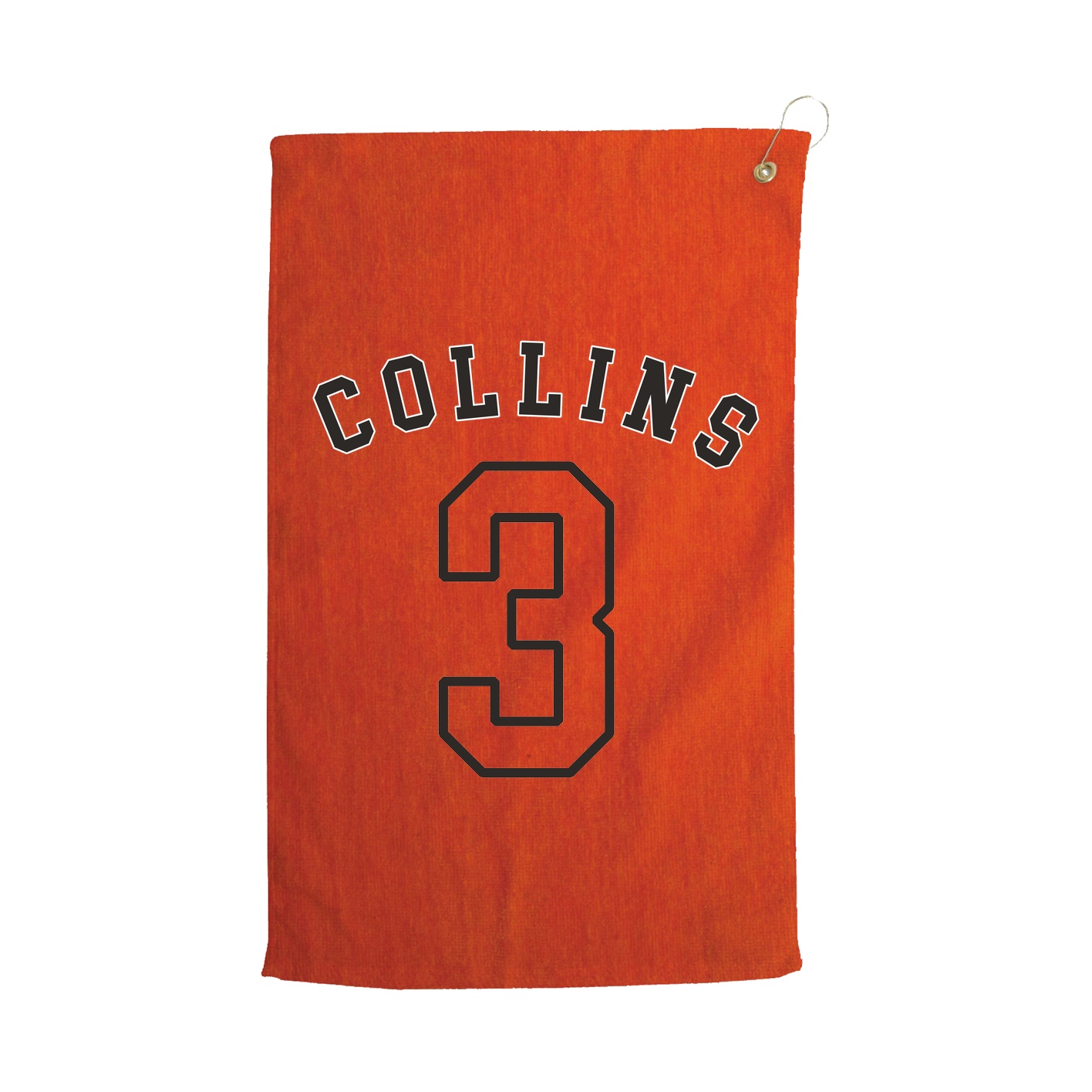 Golf Towel — Shirsey Arch in Orange
