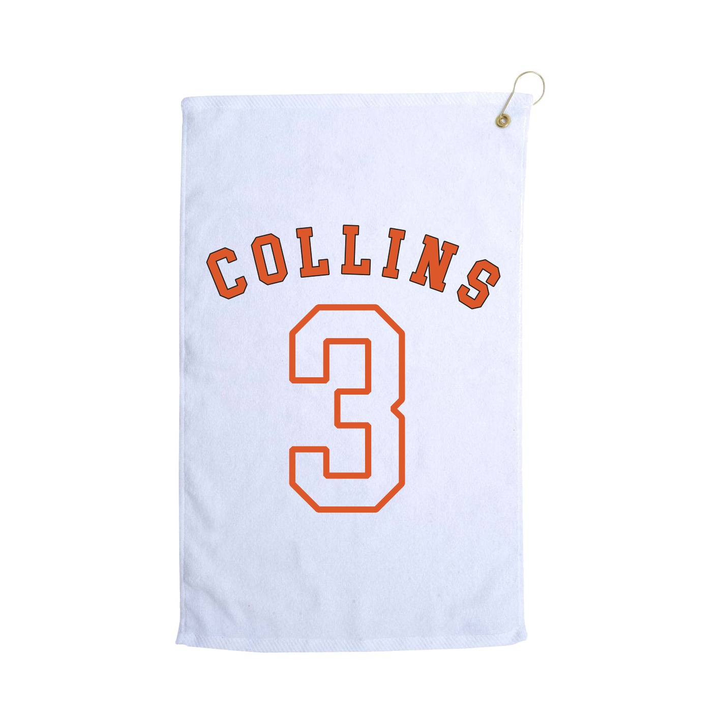 Golf Towel — Shirsey Arch in White