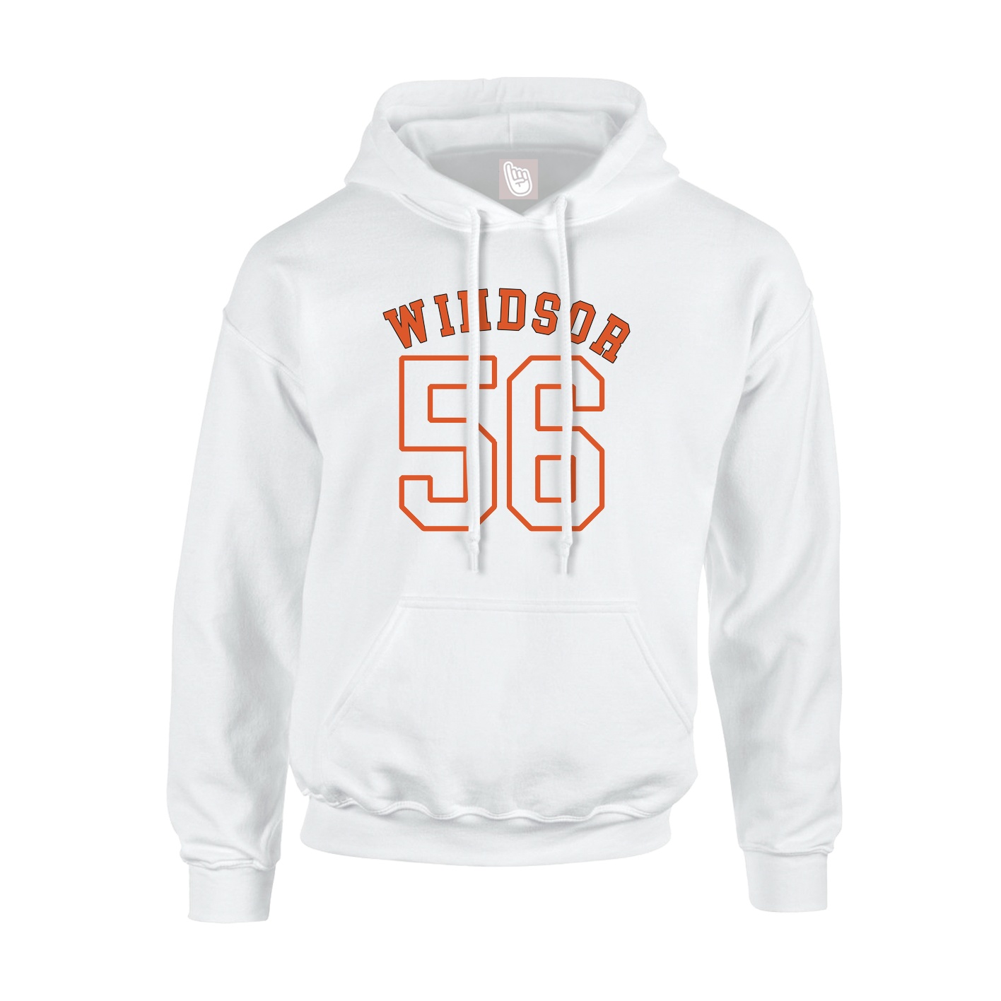 Hoodie — Shirsey Arch in White