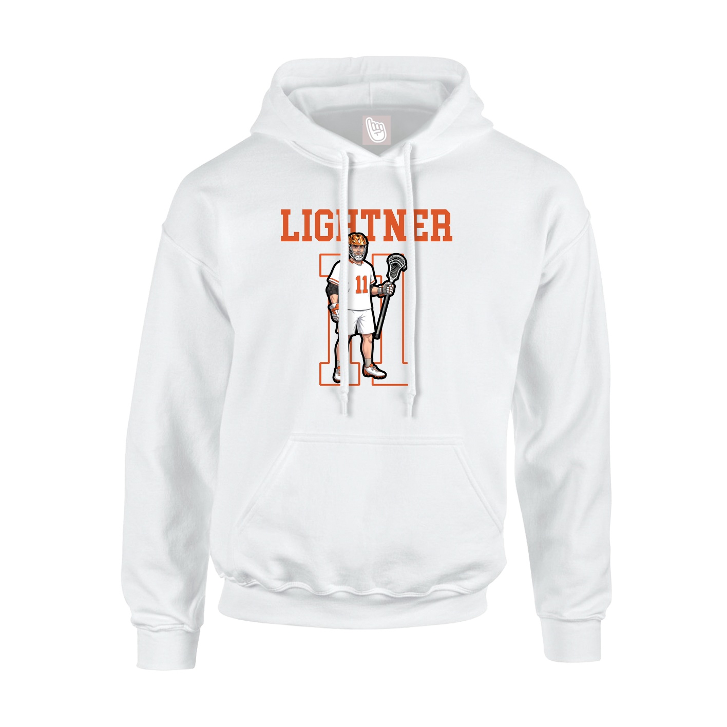 Hoodie — Shirsey in White