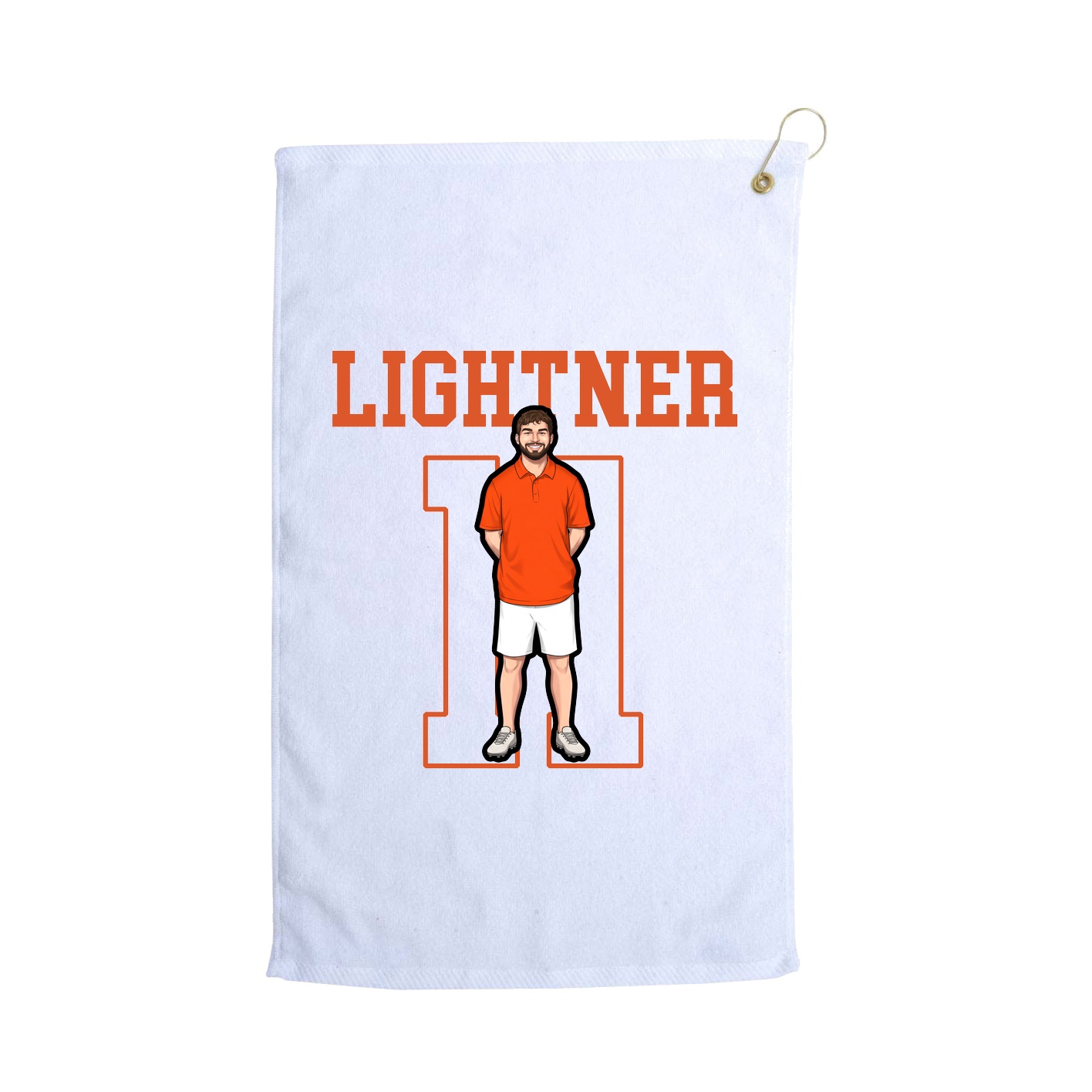 Golf Towel — Shirsey in White