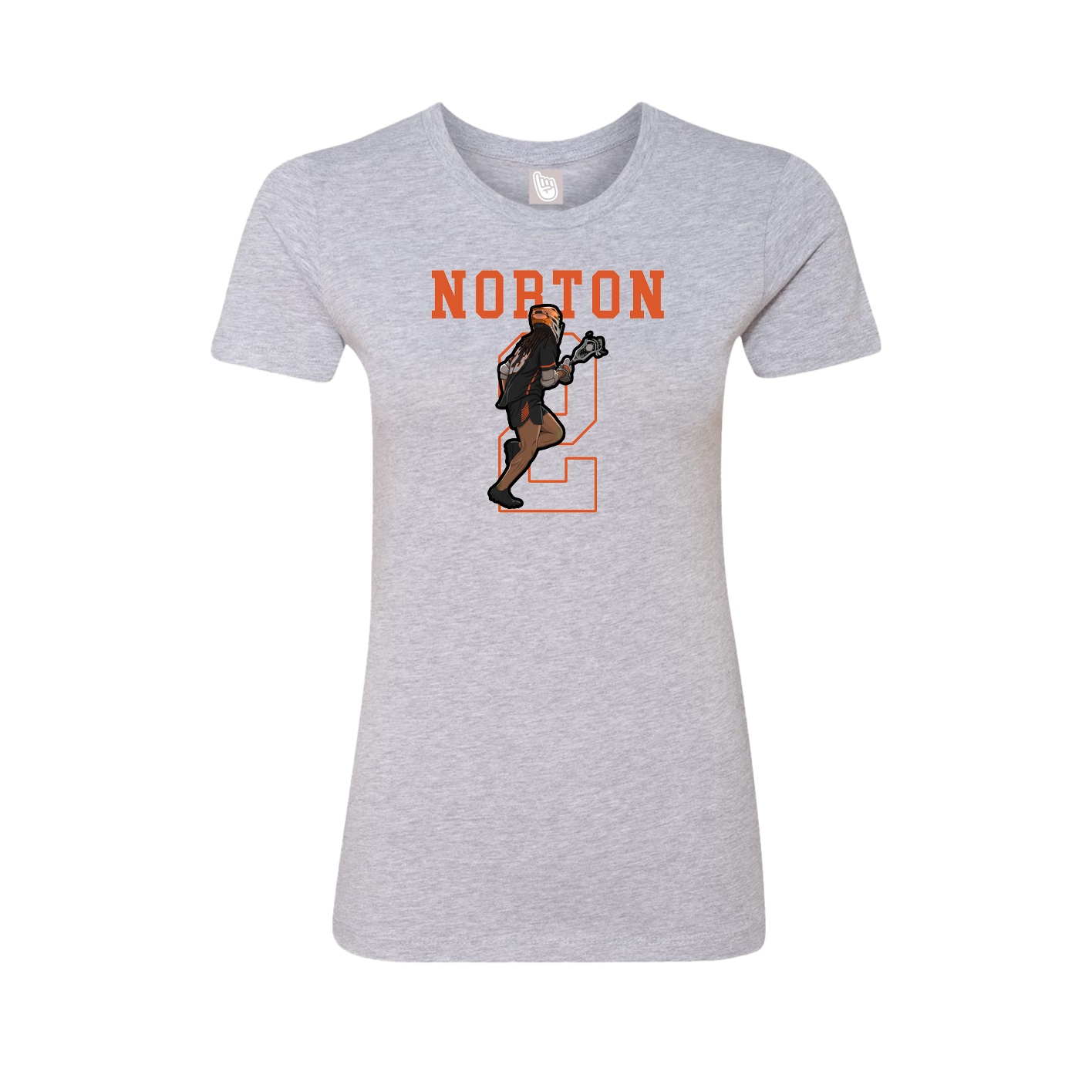 Fitted Women's Tee — Shirsey in Grey