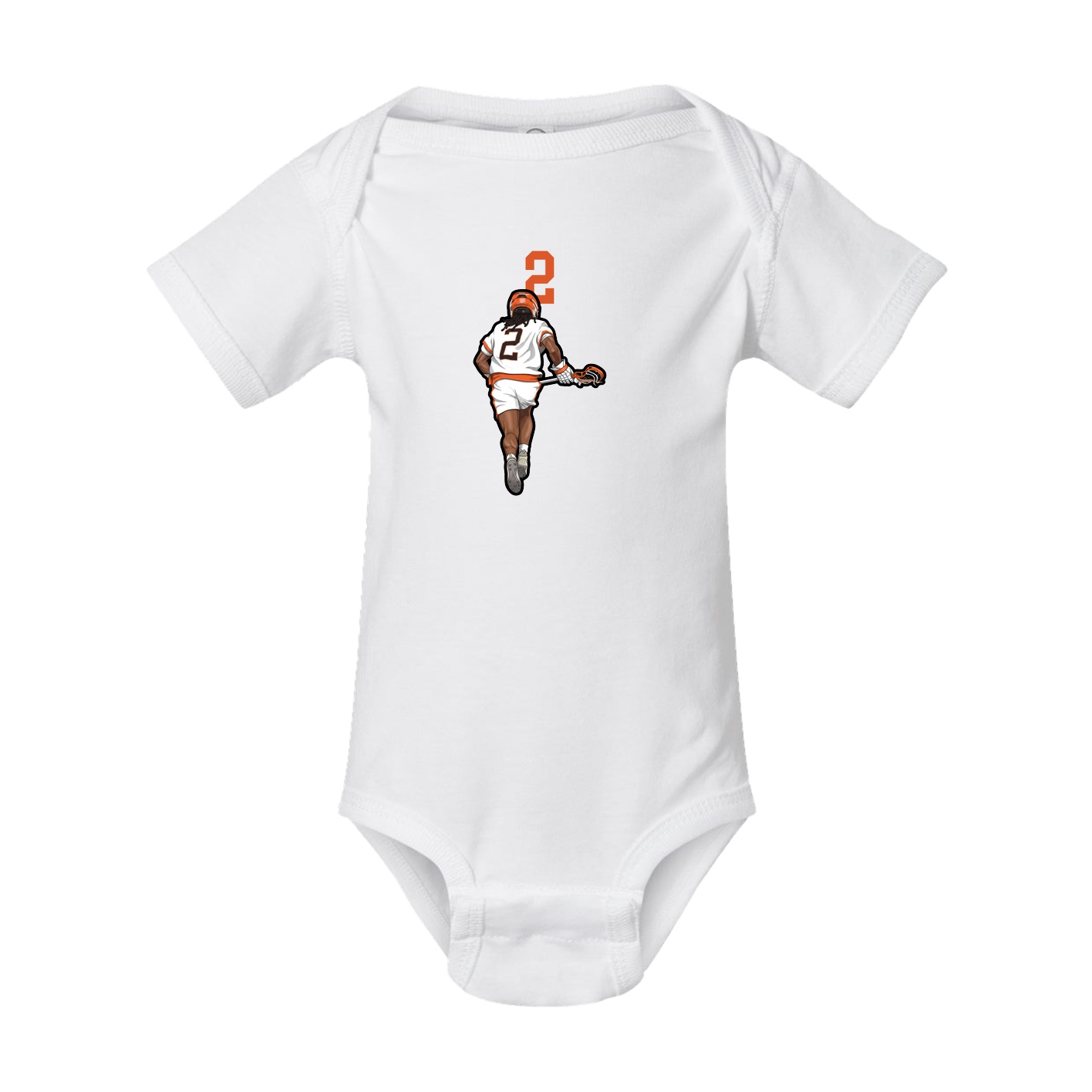 Baby Onesie — Number Top in White