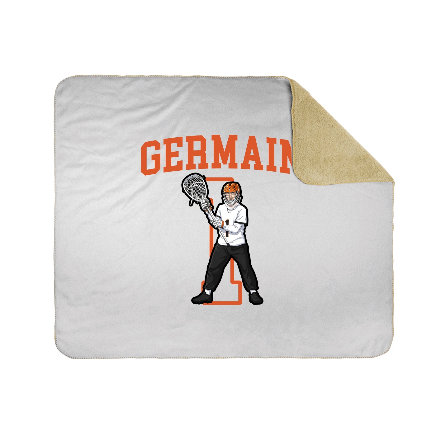 50x60 Sherpa Lined Throw Blanket