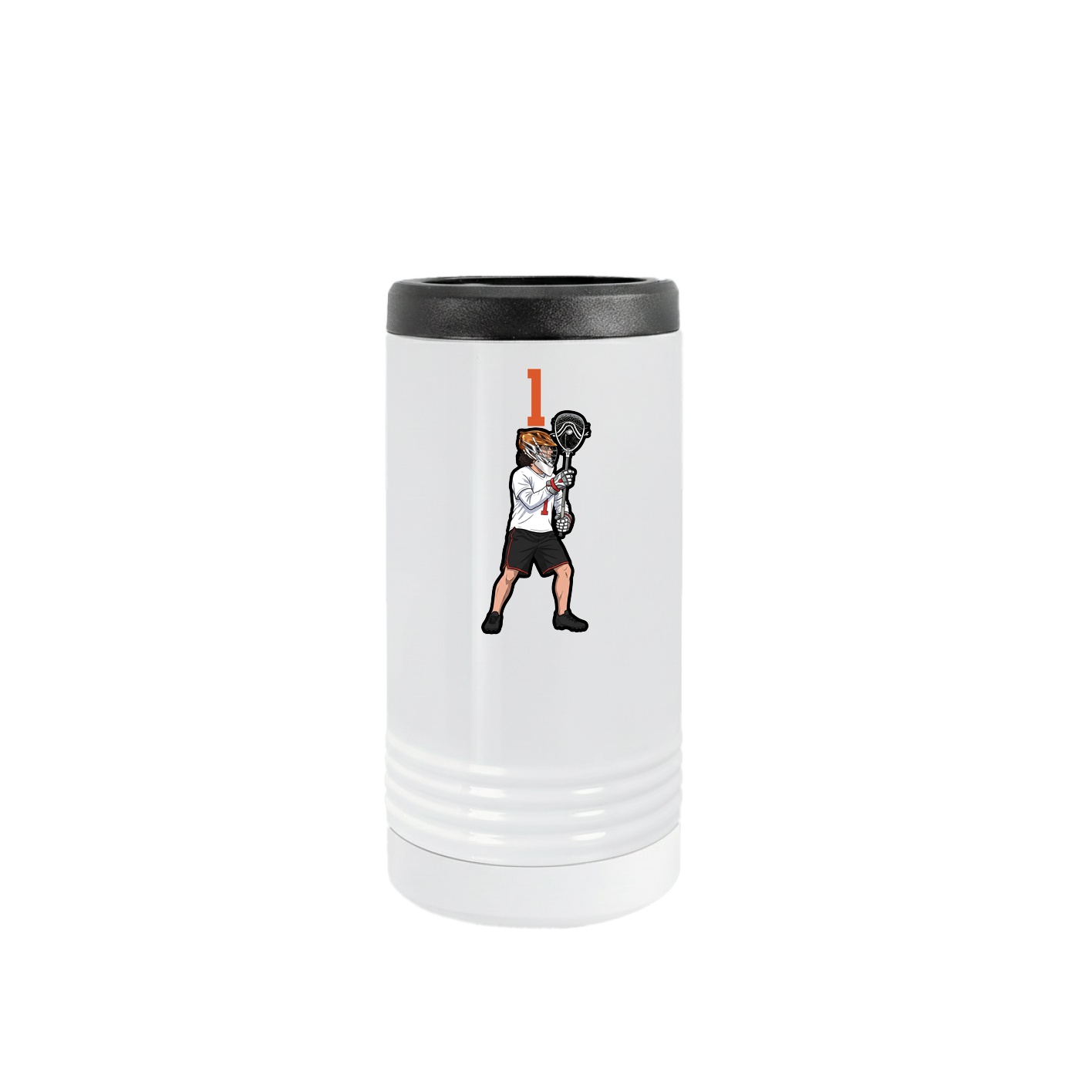 Slim Beverage Holder — Number Top in White