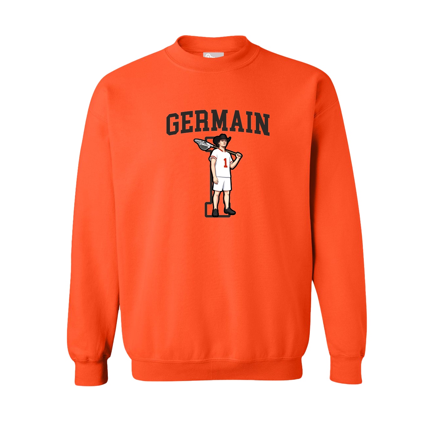 Fleece Crew — Shirsey in Orange