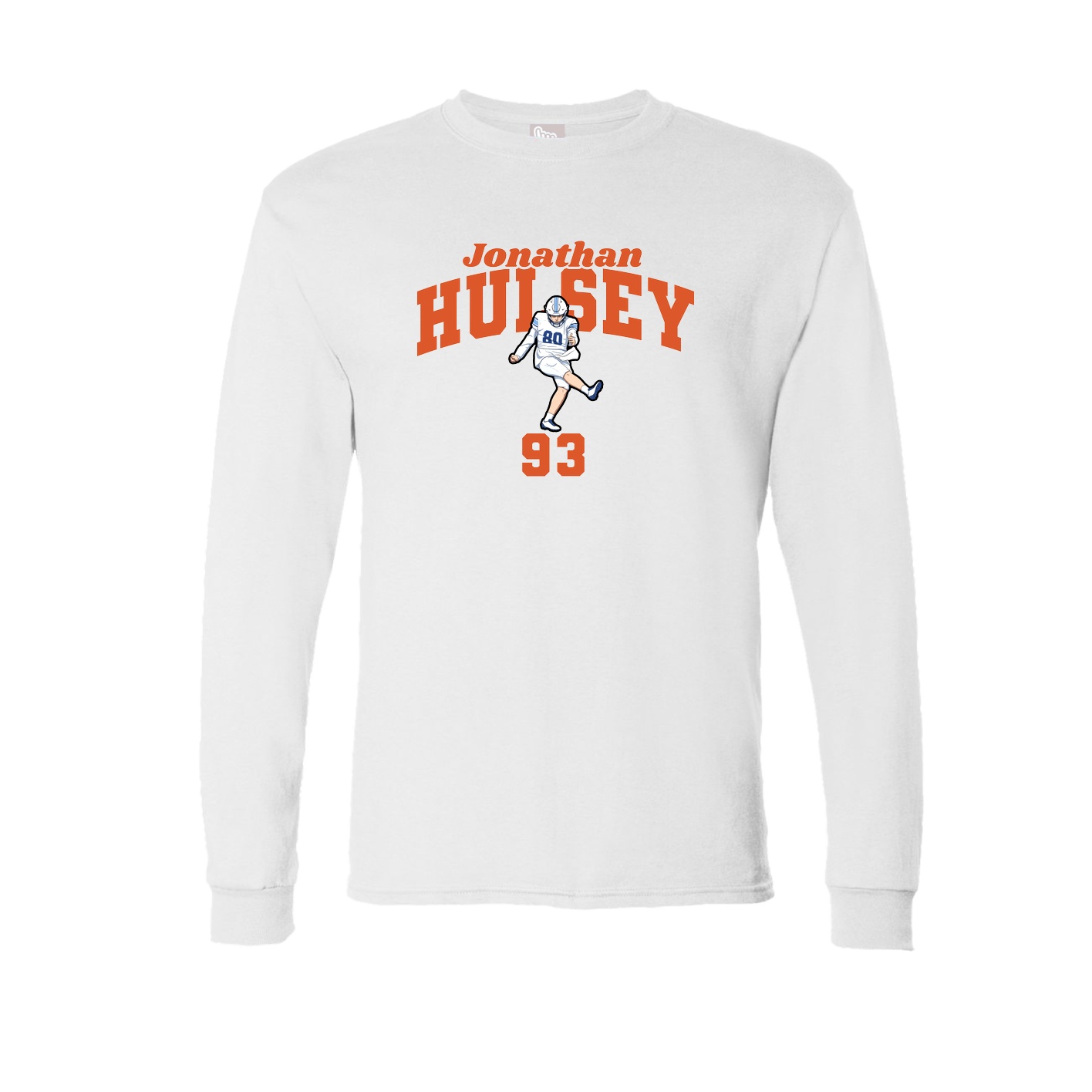 Long Sleeve Tee — Signature Arch in White
