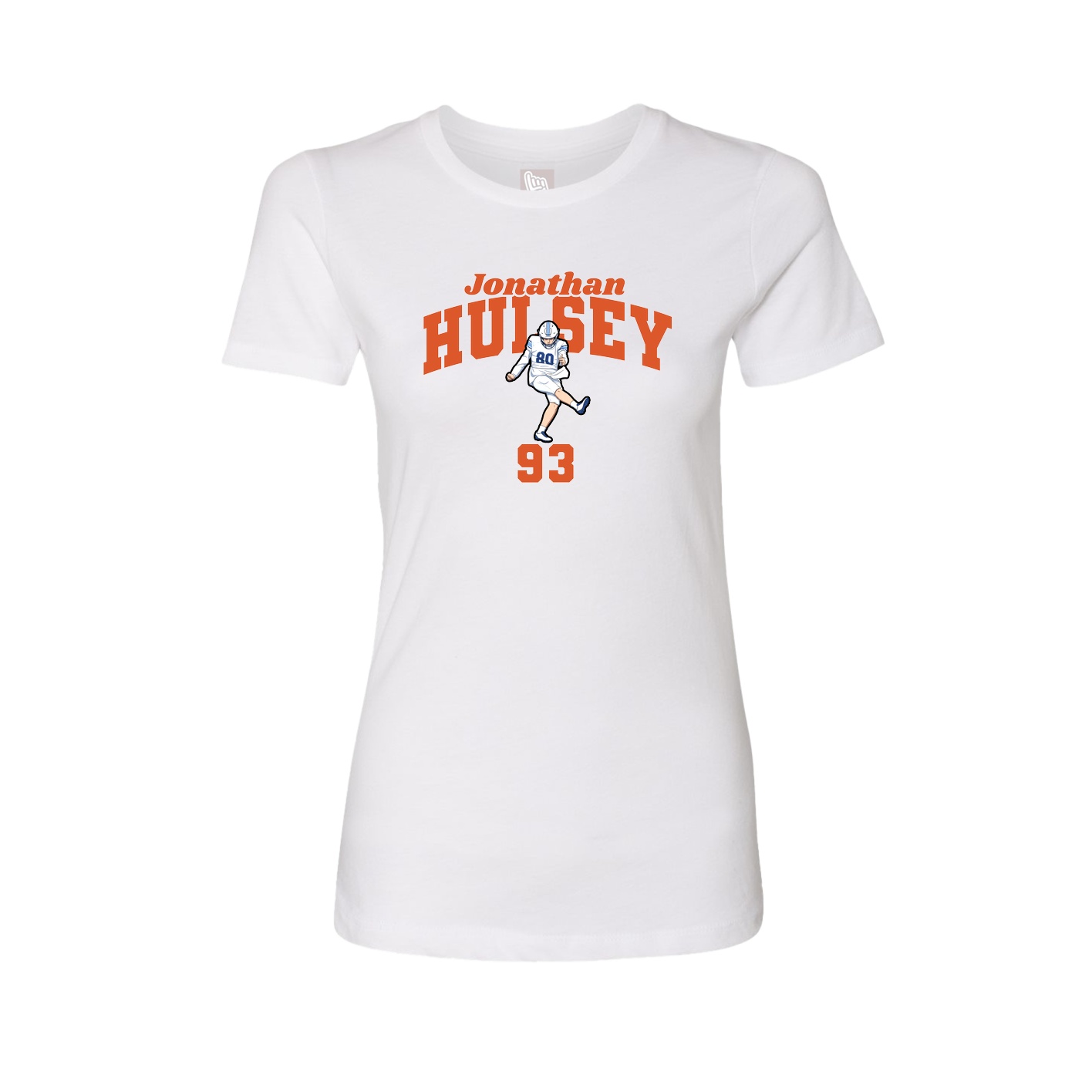 Womens Tee — Signature Arch in White