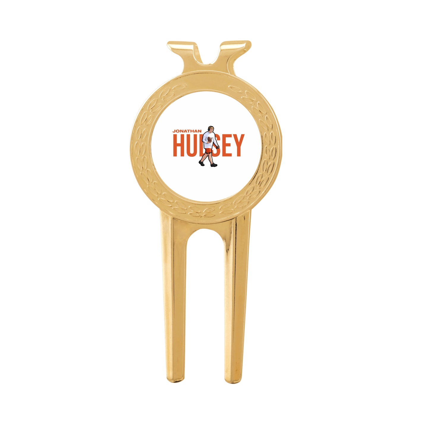 Divot Tool with Ball Marker — Player Name in Classic