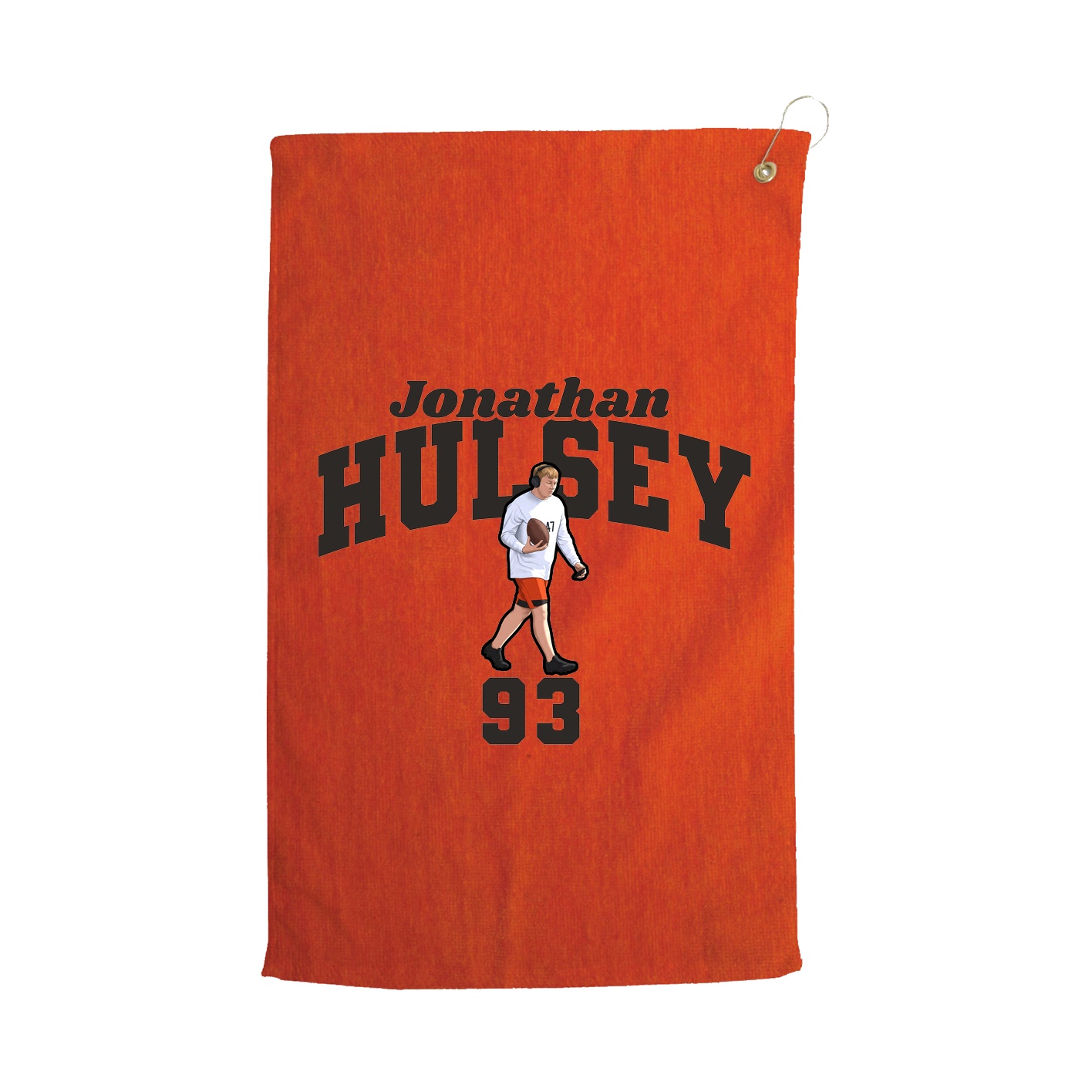 Golf Towel — Signature Arch in Orange