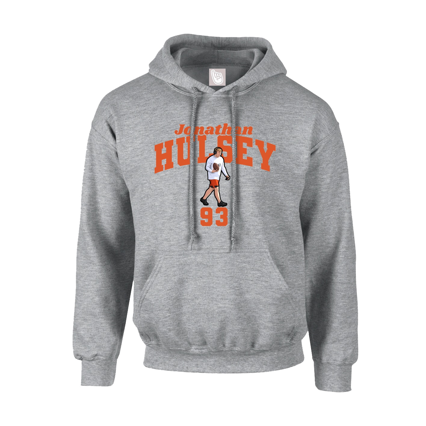 Hoodie — Signature Arch in Grey