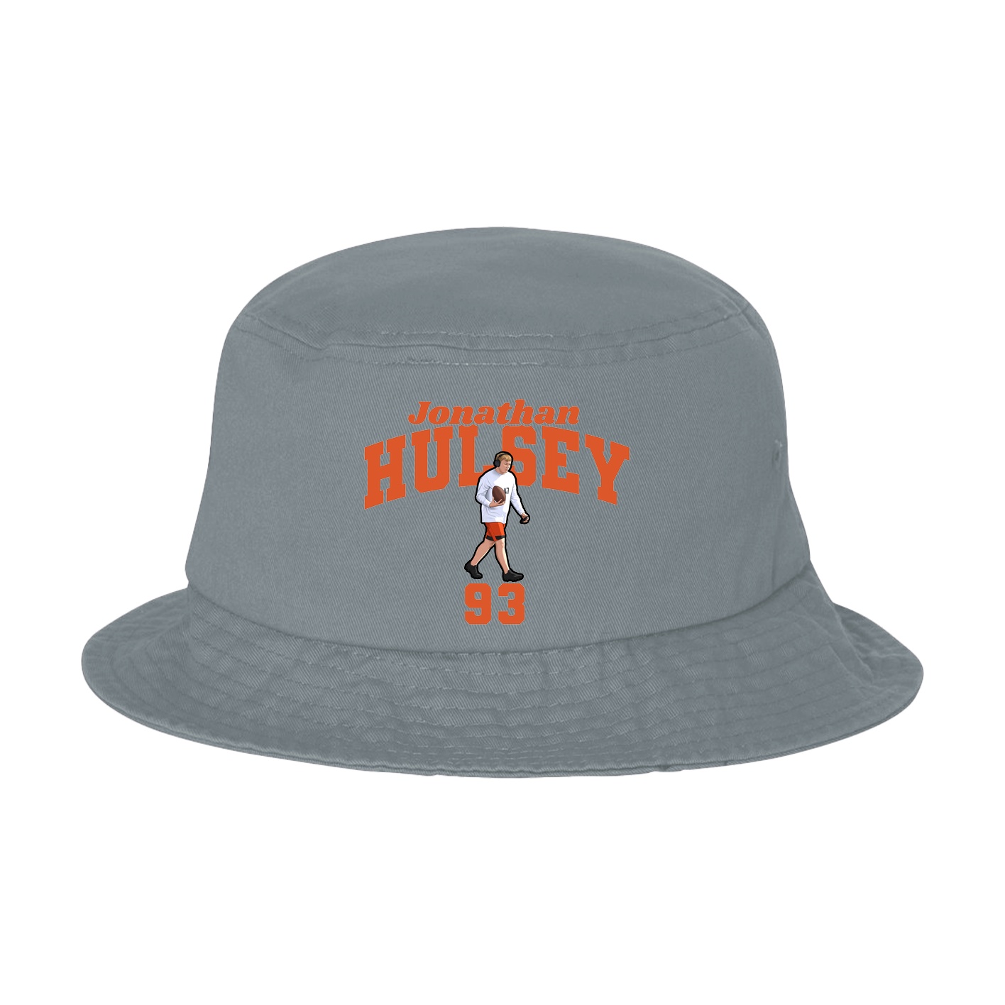 Bucket Cap — Signature Arch in Grey
