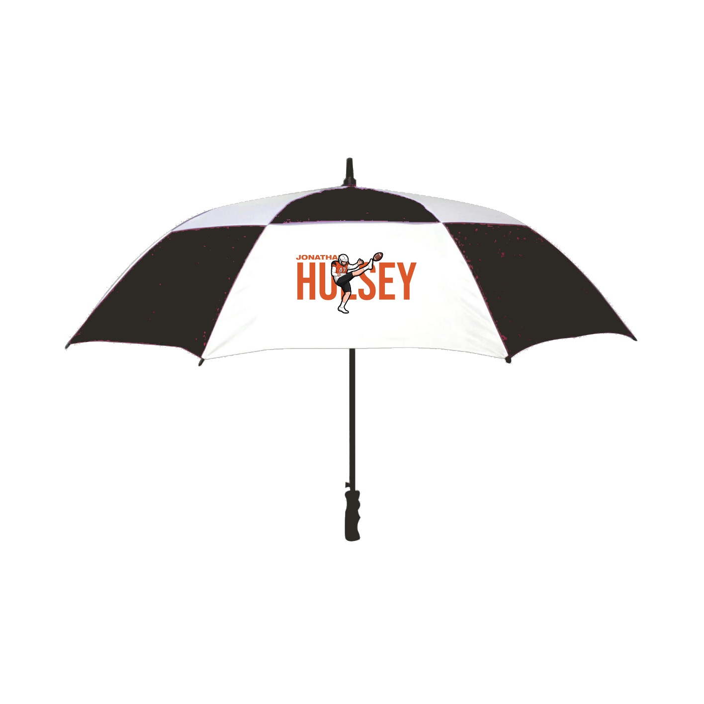 Golf Umbrella — Player Name in Black