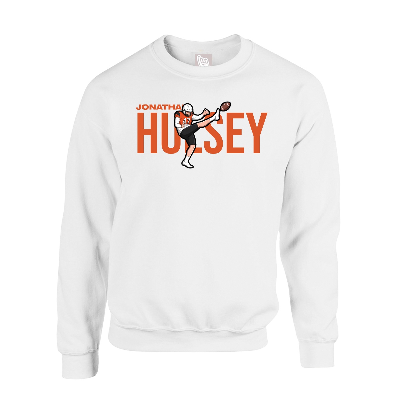 Fleece Crew — Player Name in White