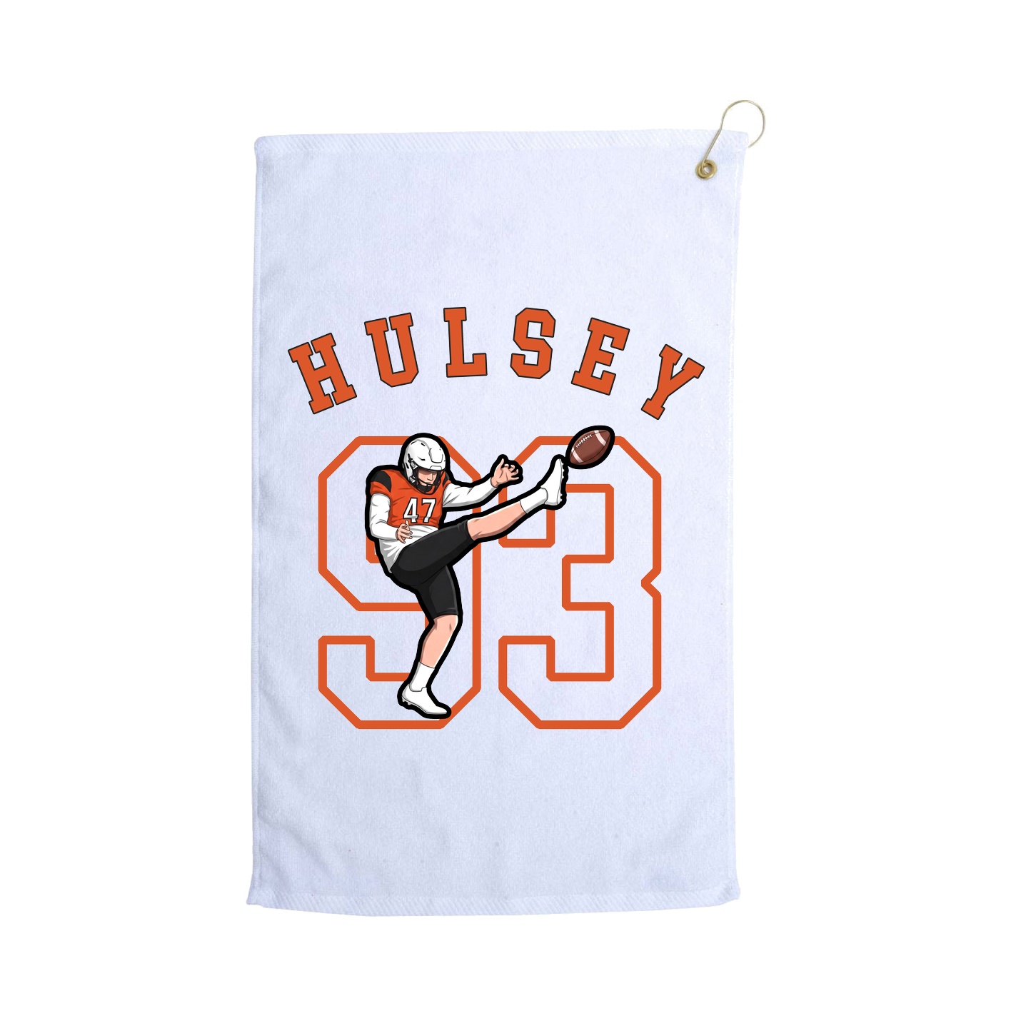 Golf Towel — Shirsey Arch in White