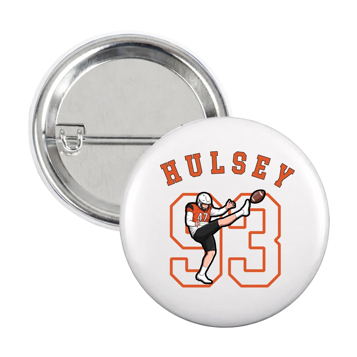 Game Day Button — Shirsey Arch in White