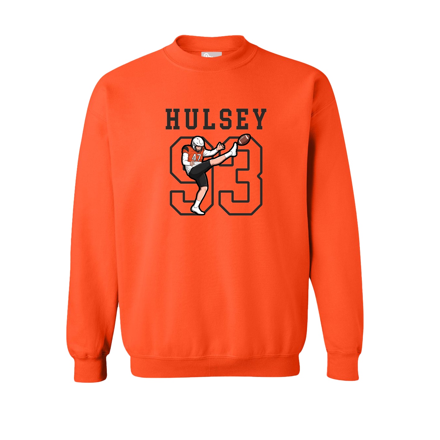 Fleece Crew — Shirsey in Orange