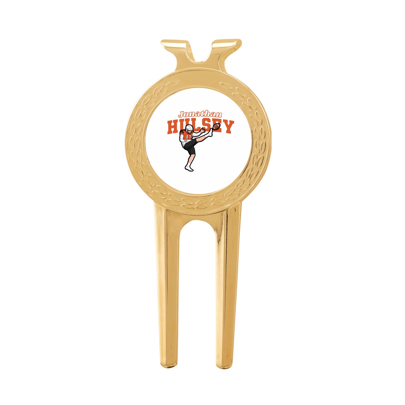 Divot Tool with Ball Marker — Name Arch in Classic