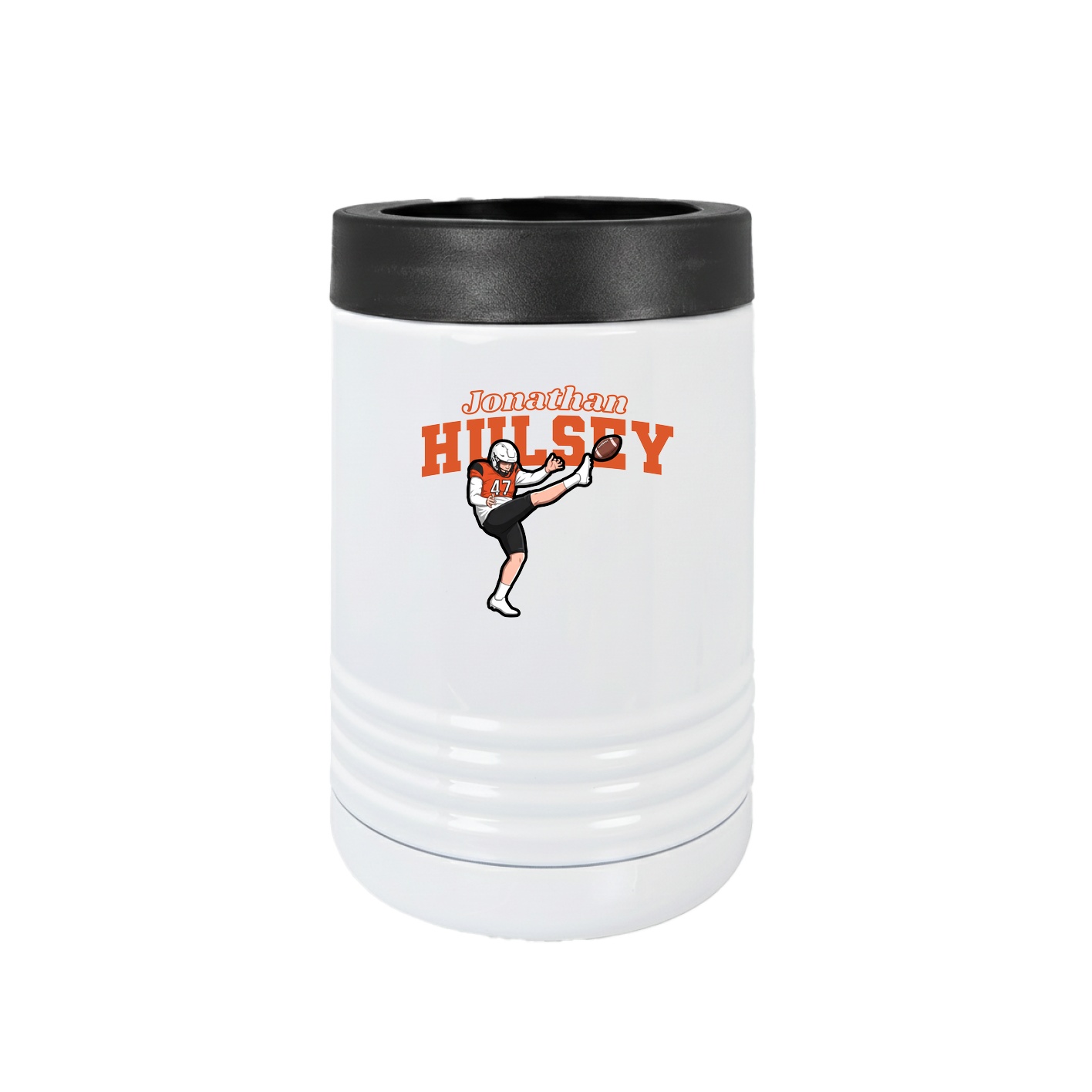 Beverage Holder — Name Arch in White