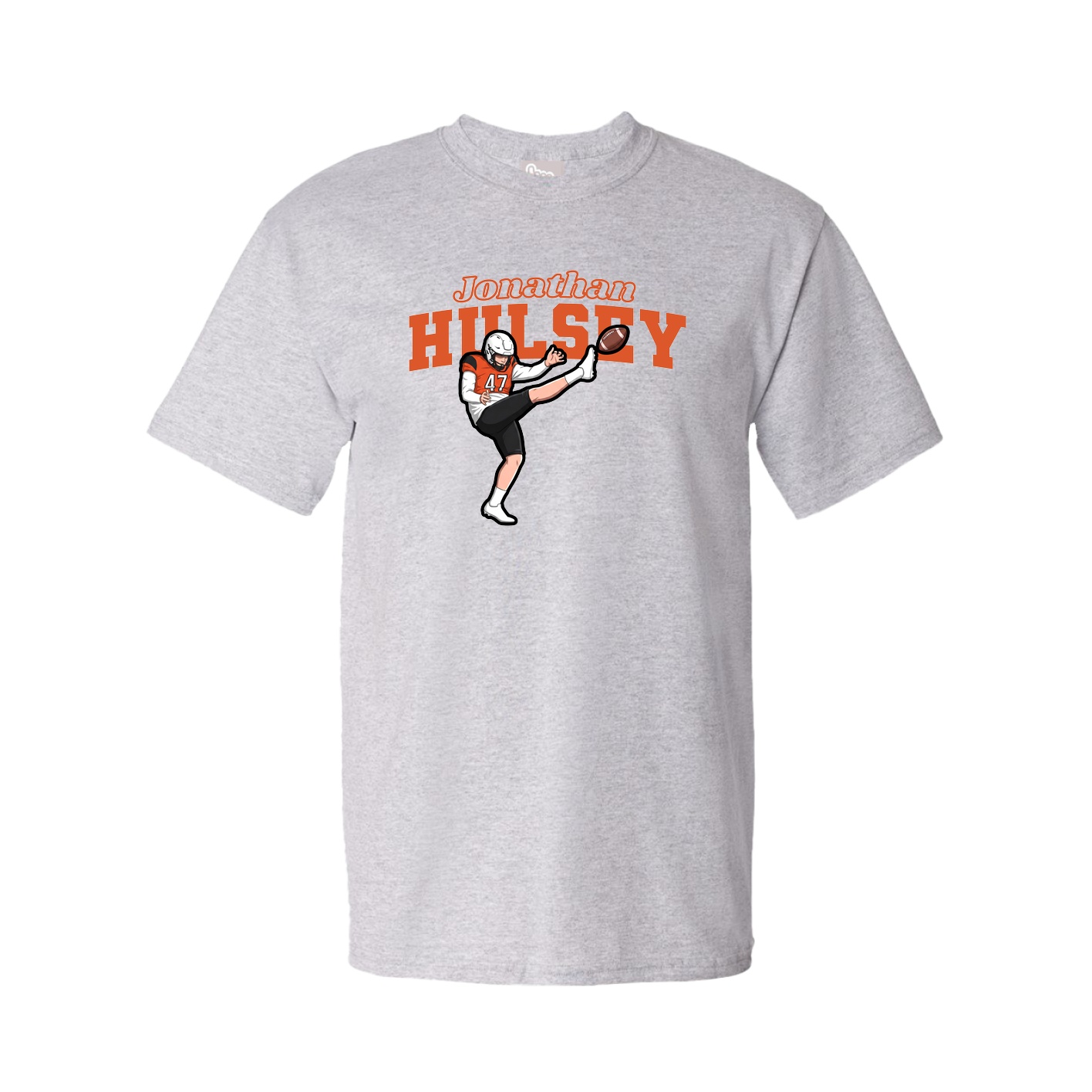 Tee — Name Arch in Grey
