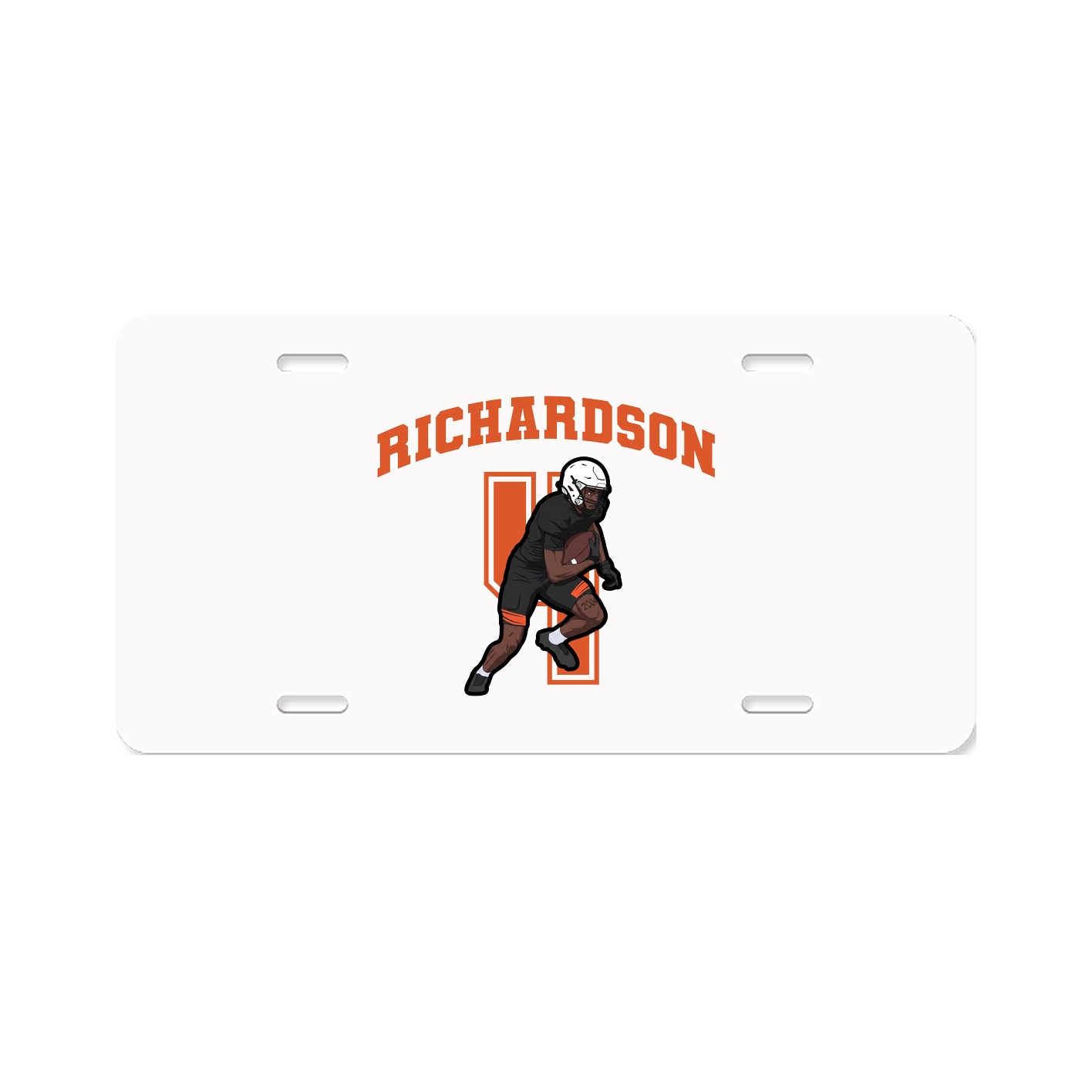 License Plate — Number in Classic