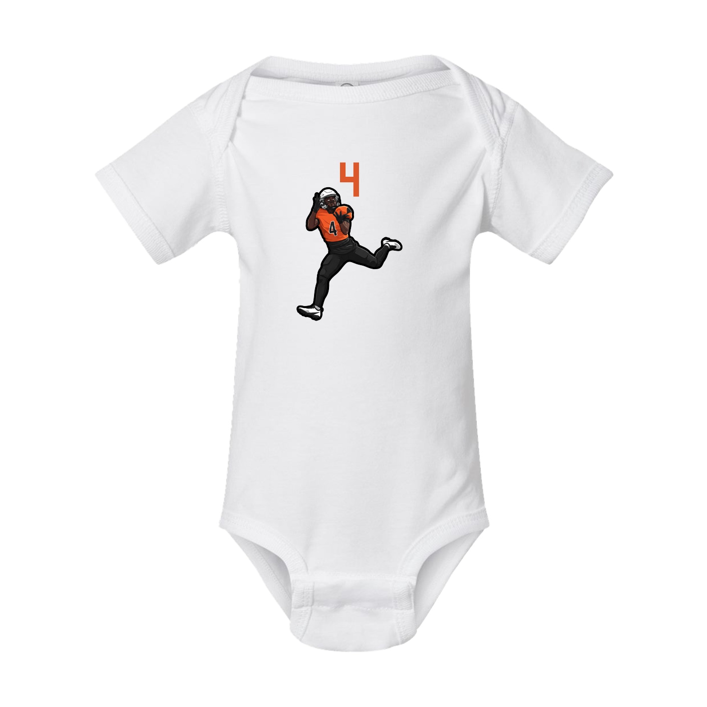 Baby Onesie — Number Top in White