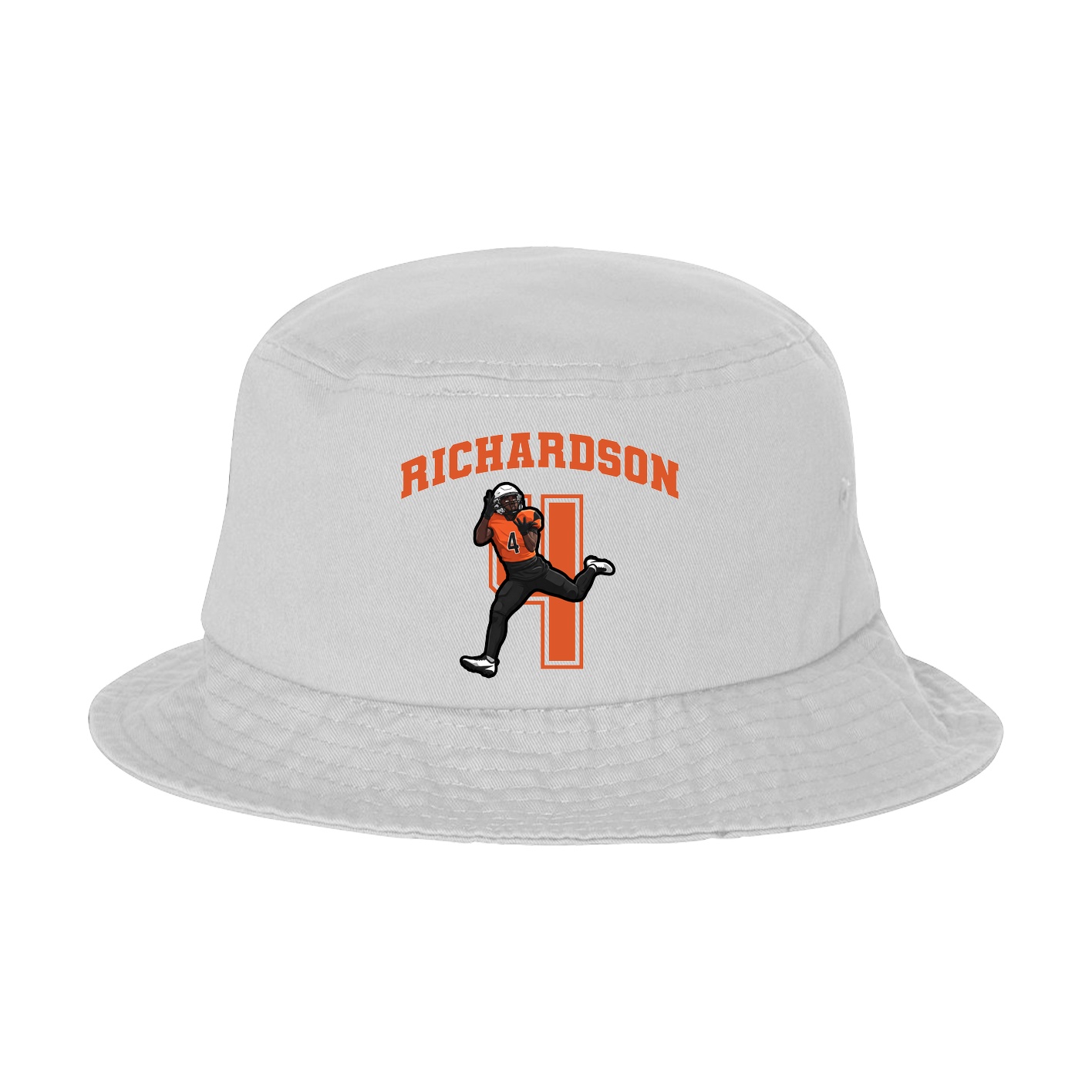 Bucket Cap — Number in White