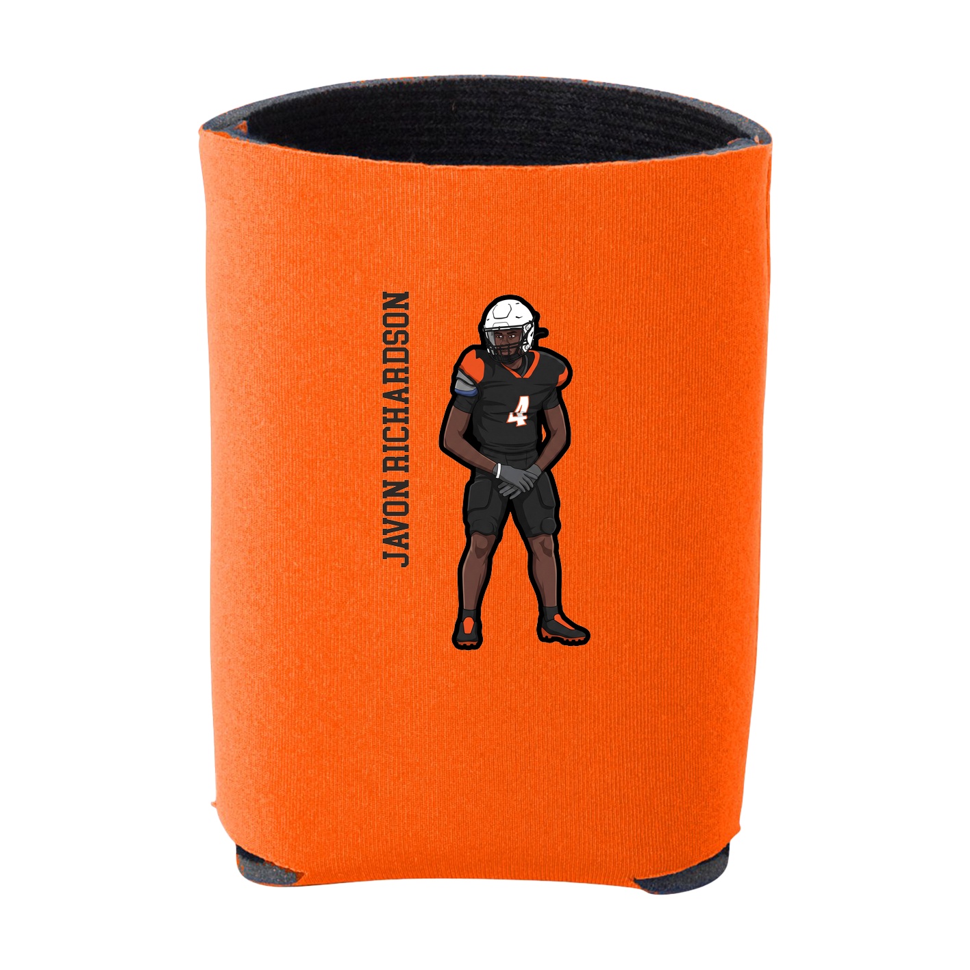 Can Holder — Name Vertical in Orange