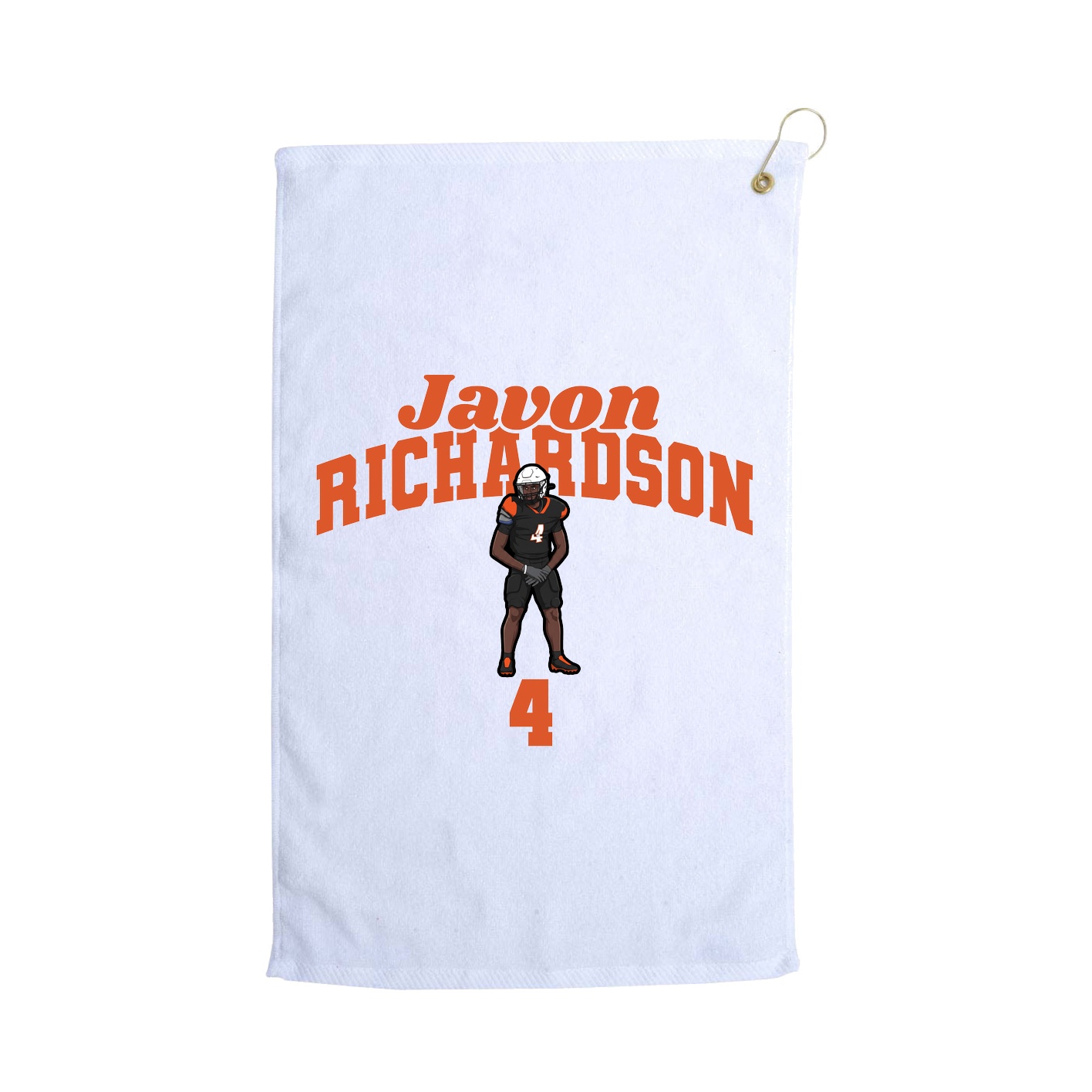 Golf Towel — Signature Arch in White