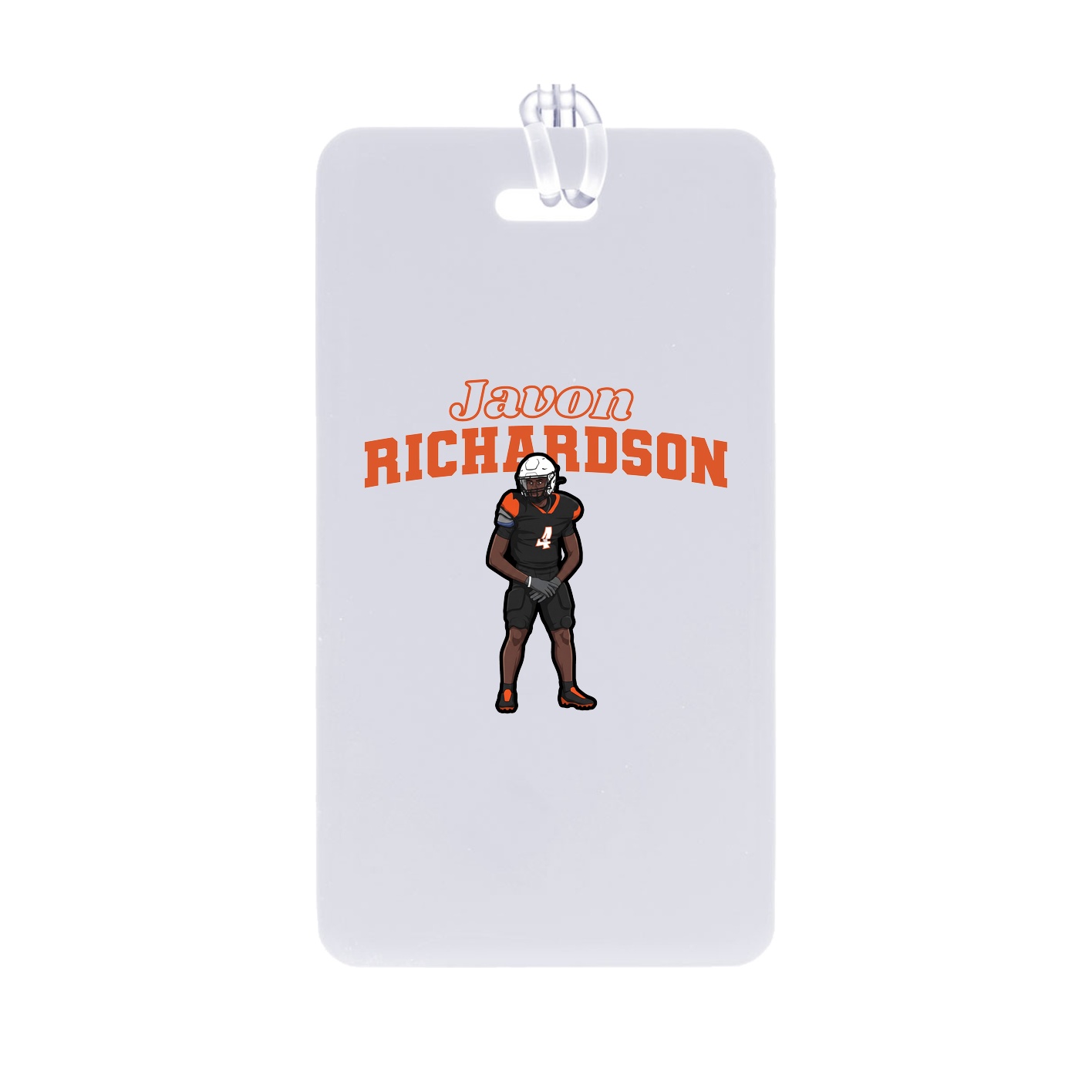 Bag Tag — Name Arch in Classic