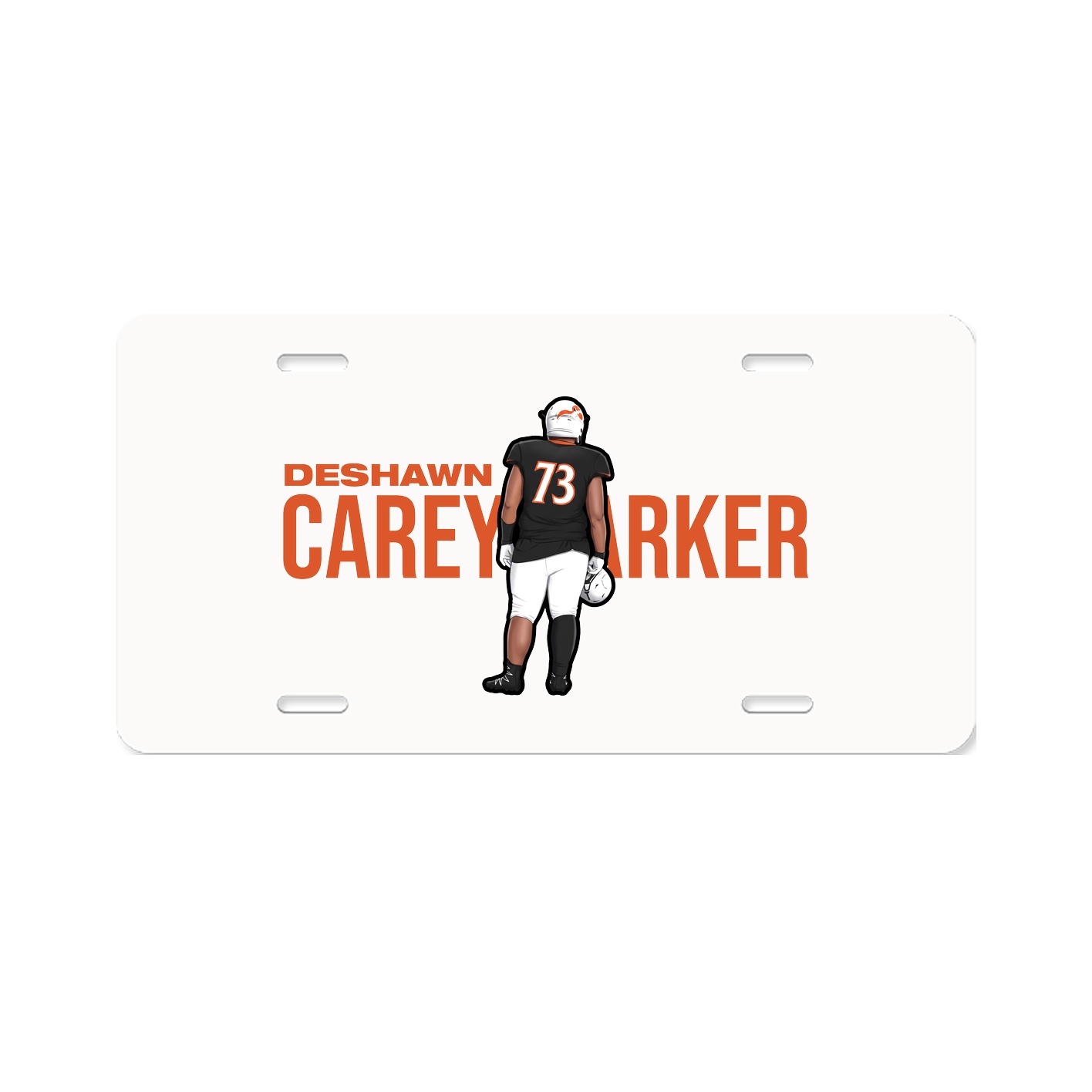 License Plate — Player Name in Classic