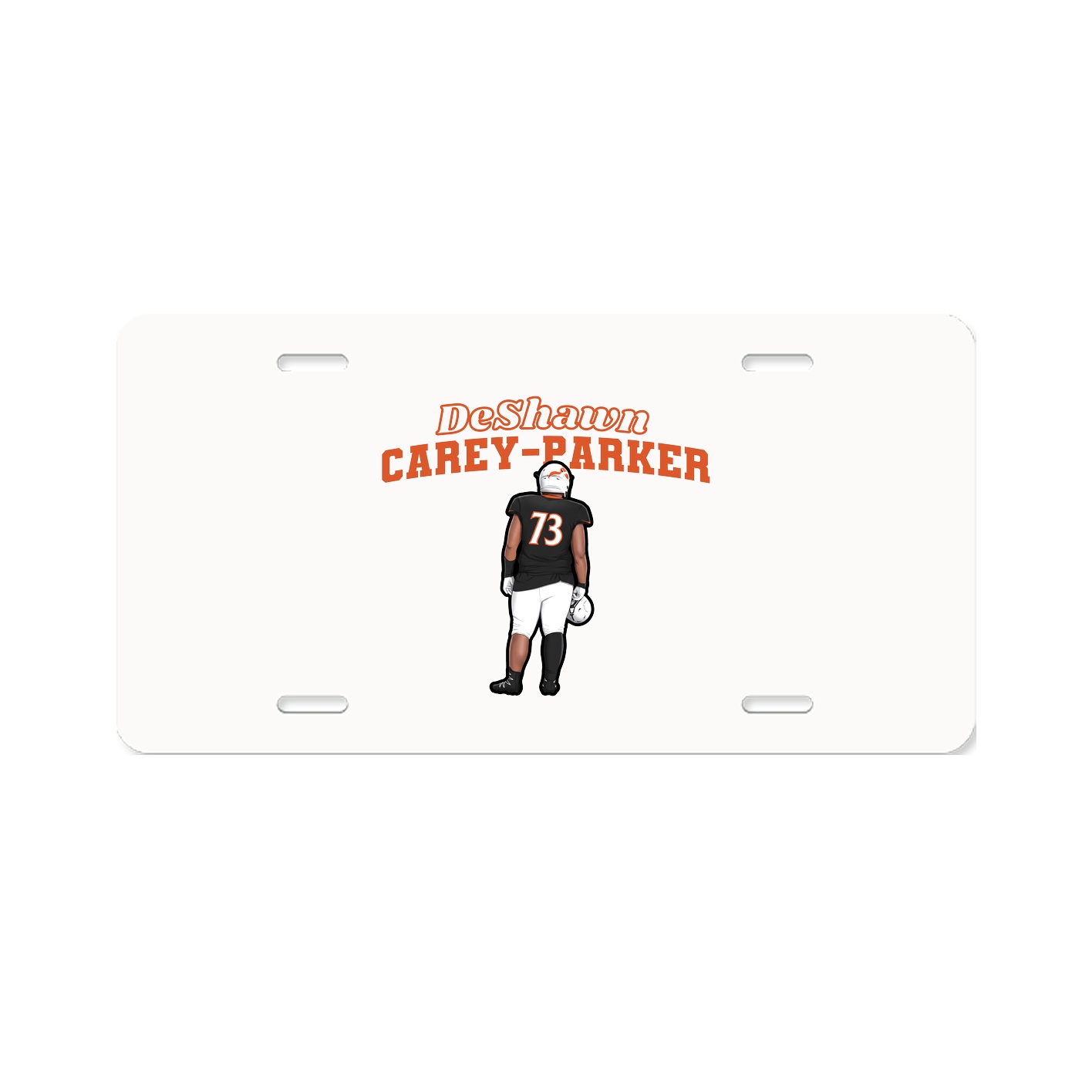 License Plate — Name Arch in Classic