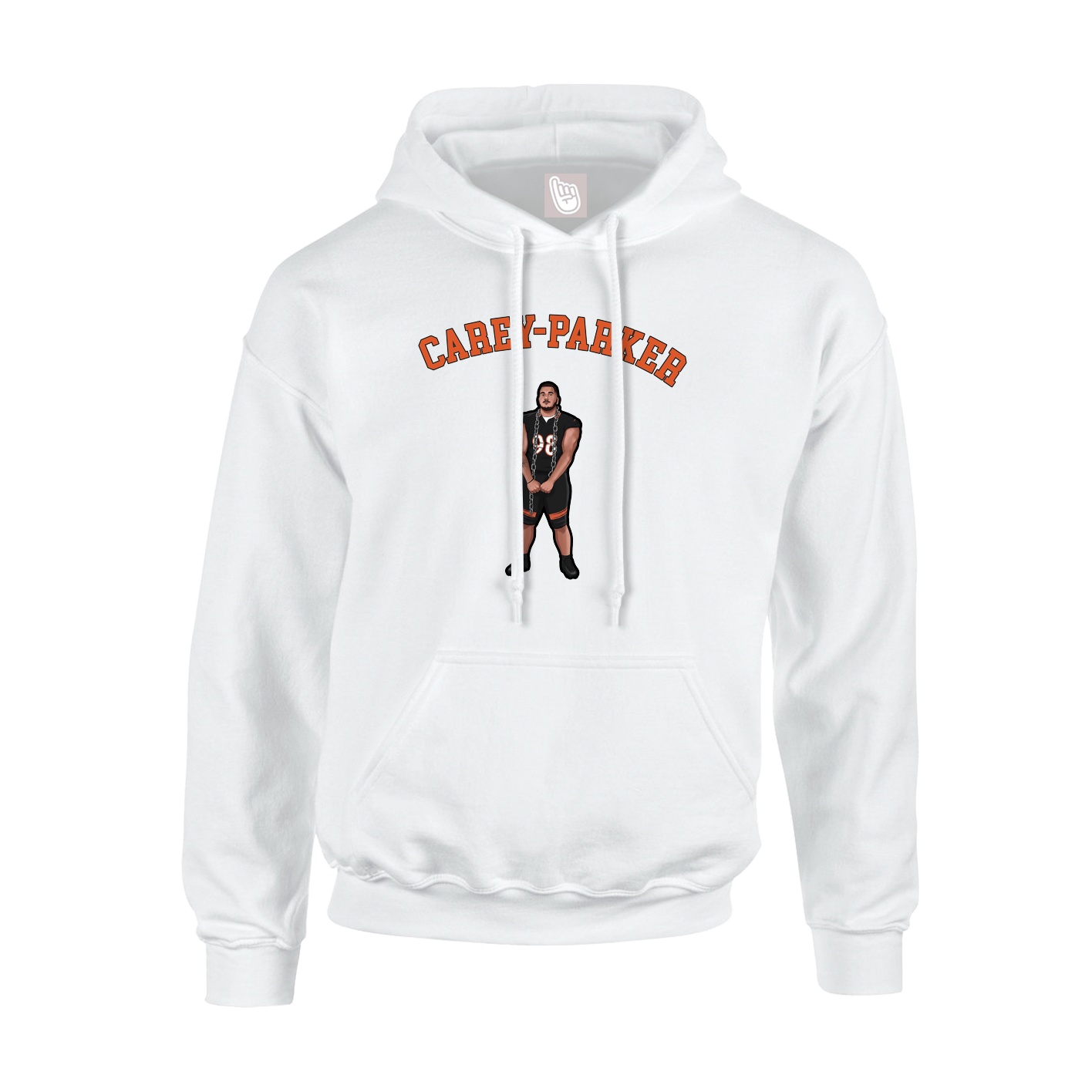 Hoodie — Shirsey Arch in White