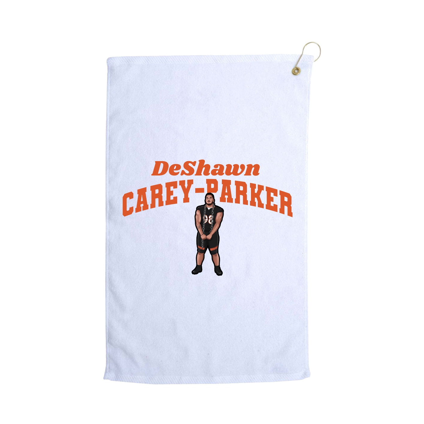 Golf Towel — Signature Arch in White