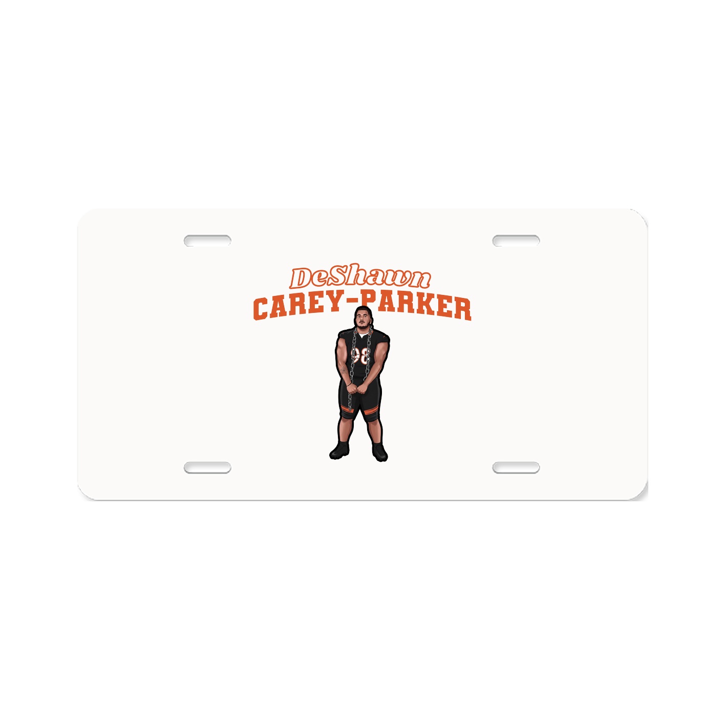 License Plate — Name Arch in Classic