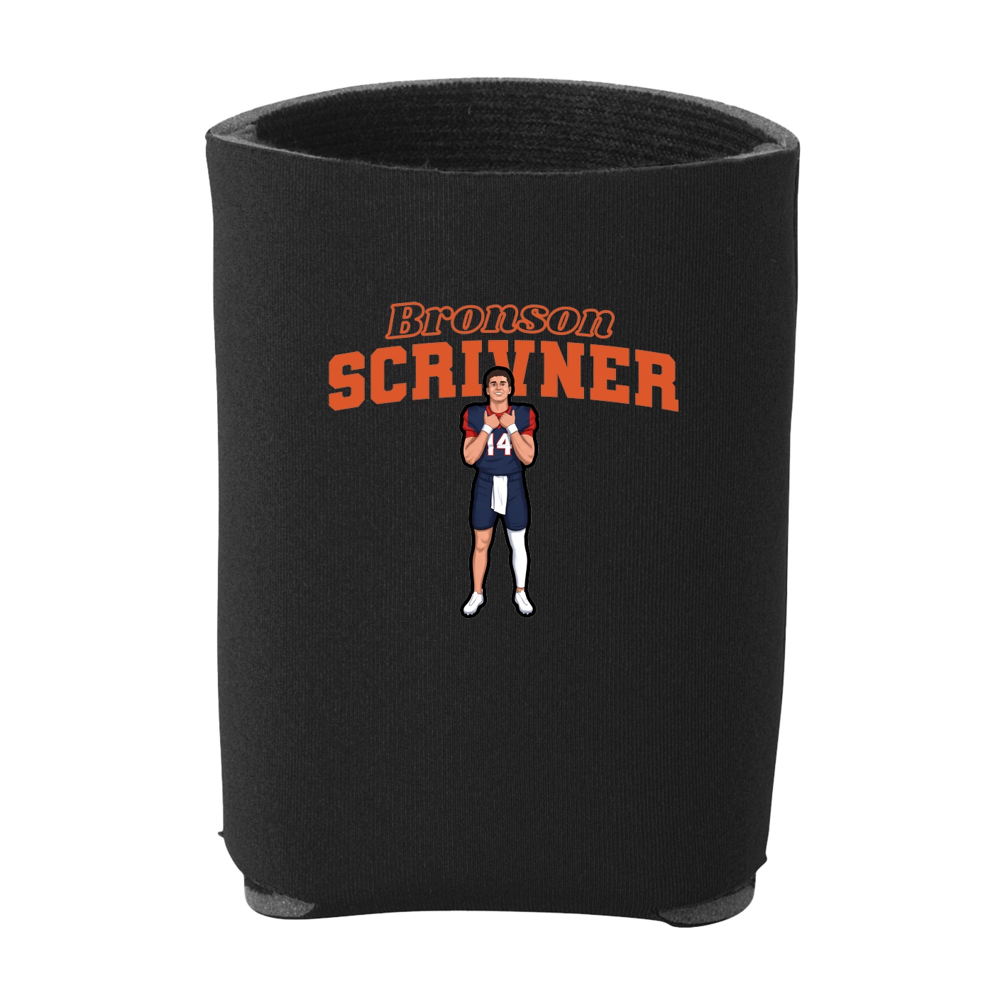 Can Holder — Name Arch in Black