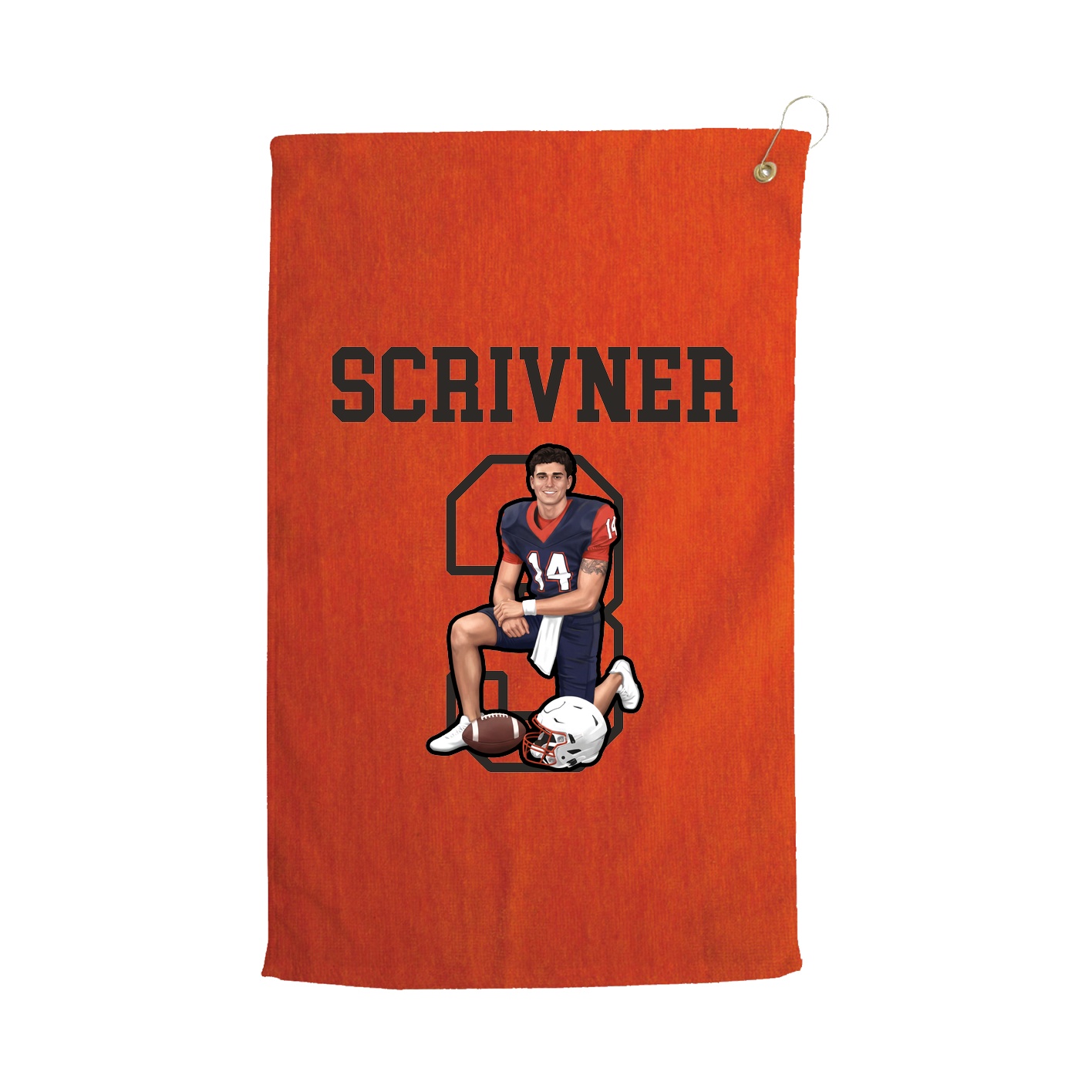 Golf Towel — Shirsey in Orange