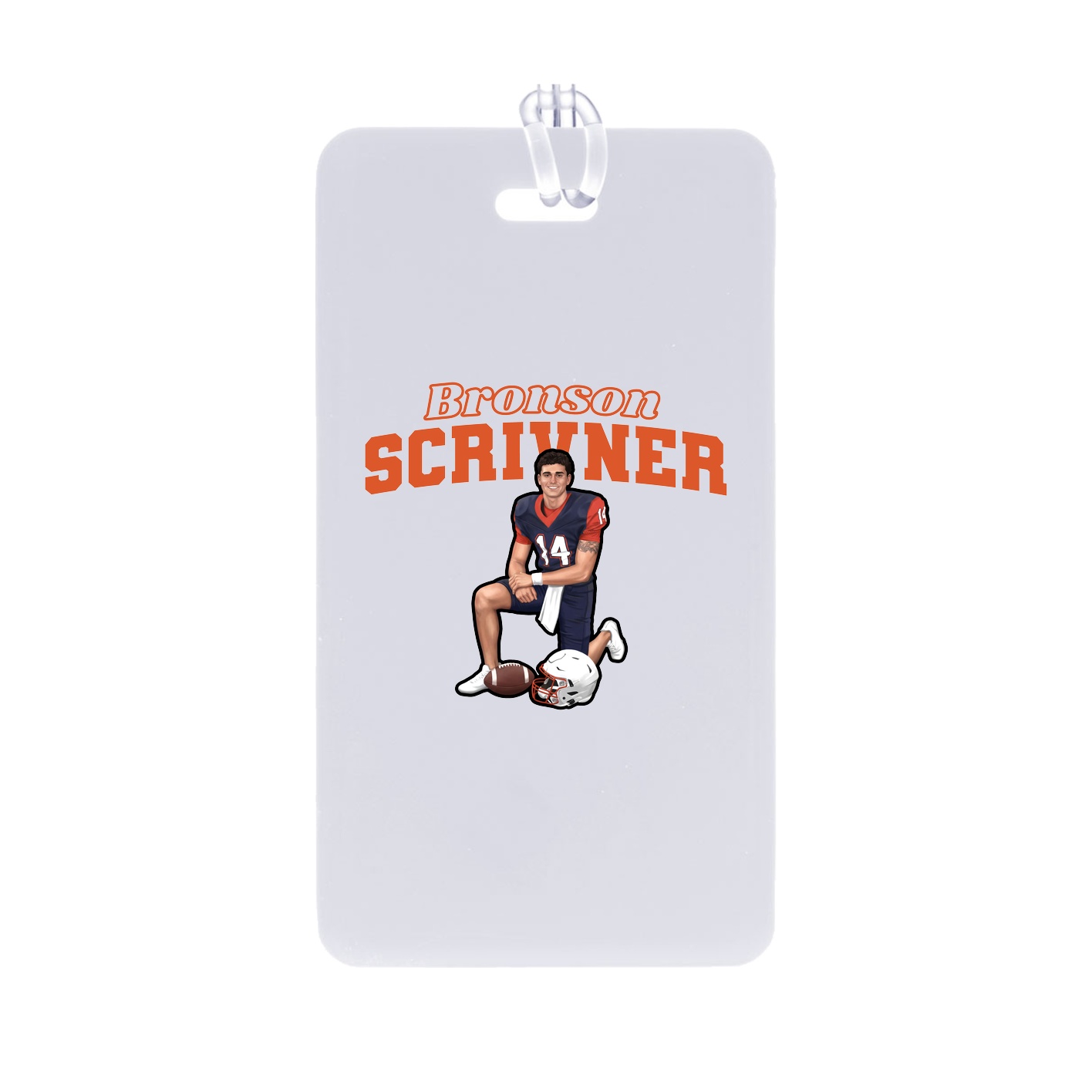 Bag Tag — Name Arch in Classic