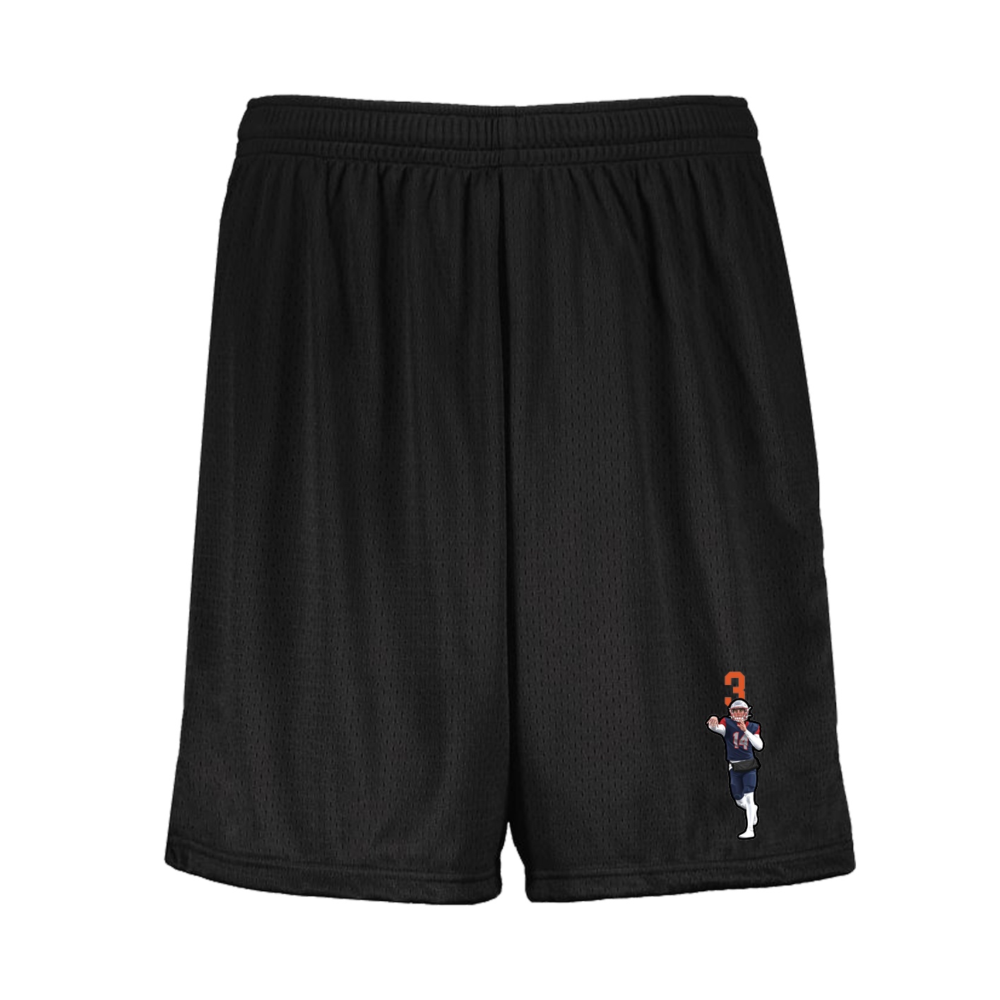 Shorts — Number Top in Black