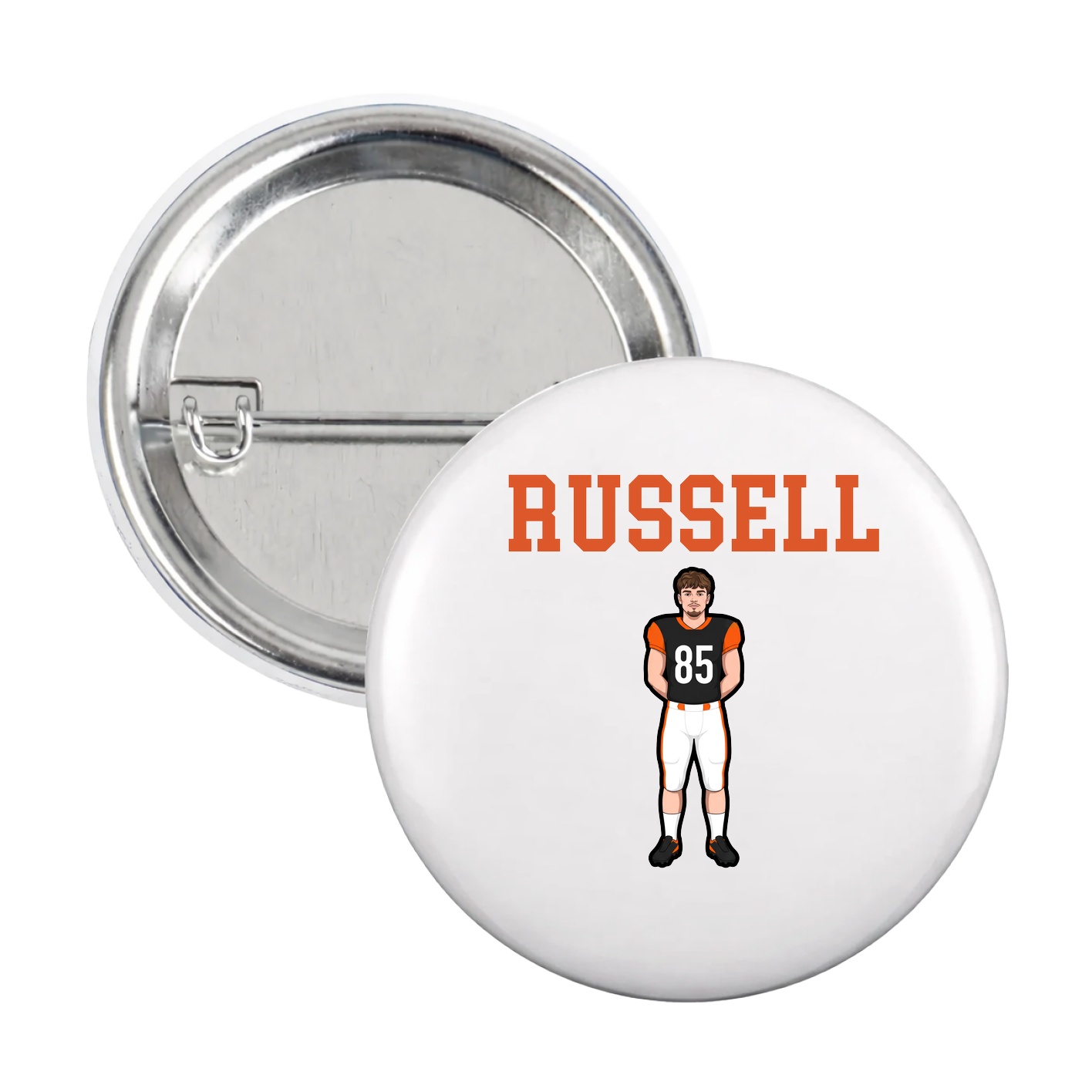 Game Day Button — Shirsey in White