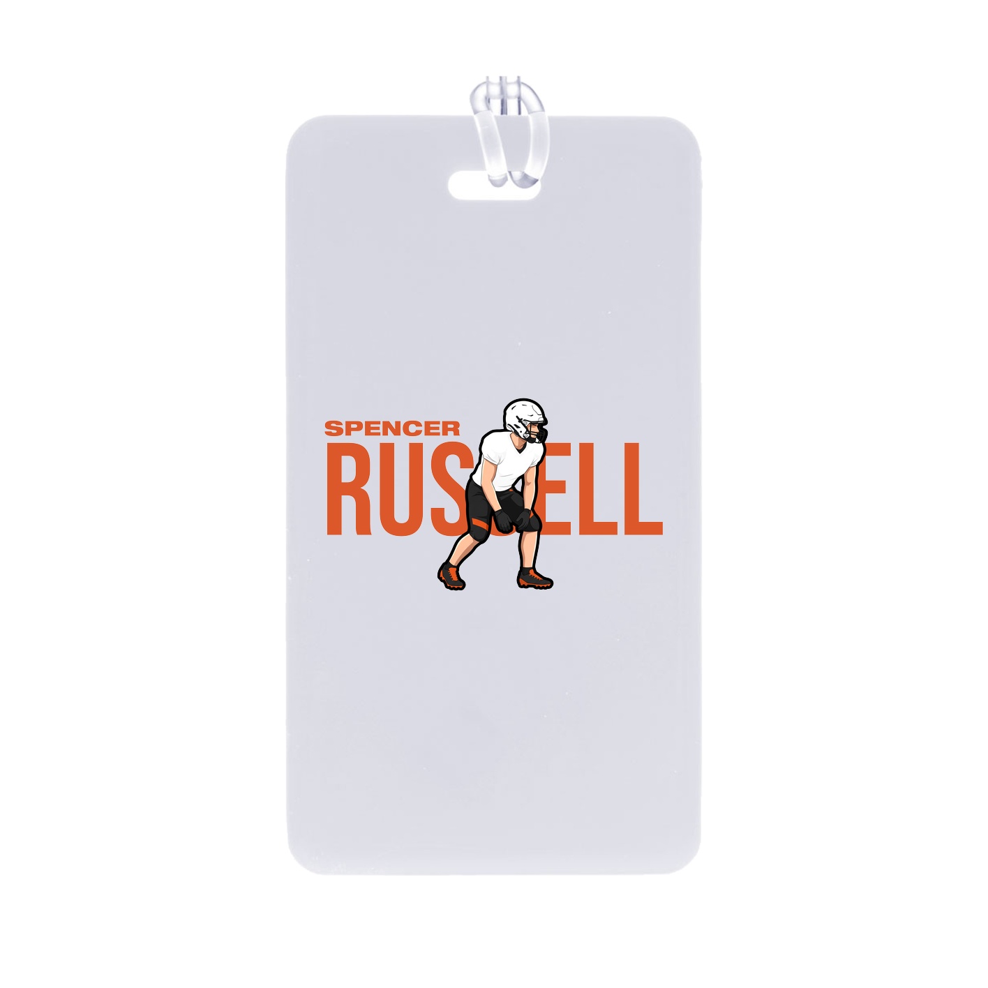 Bag Tag — Player Name in Classic