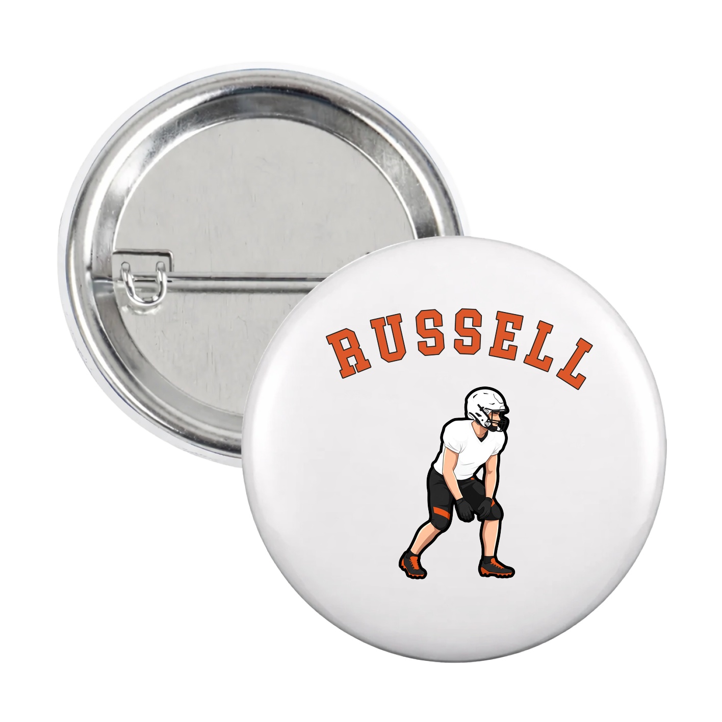 Game Day Button — Shirsey Arch in White